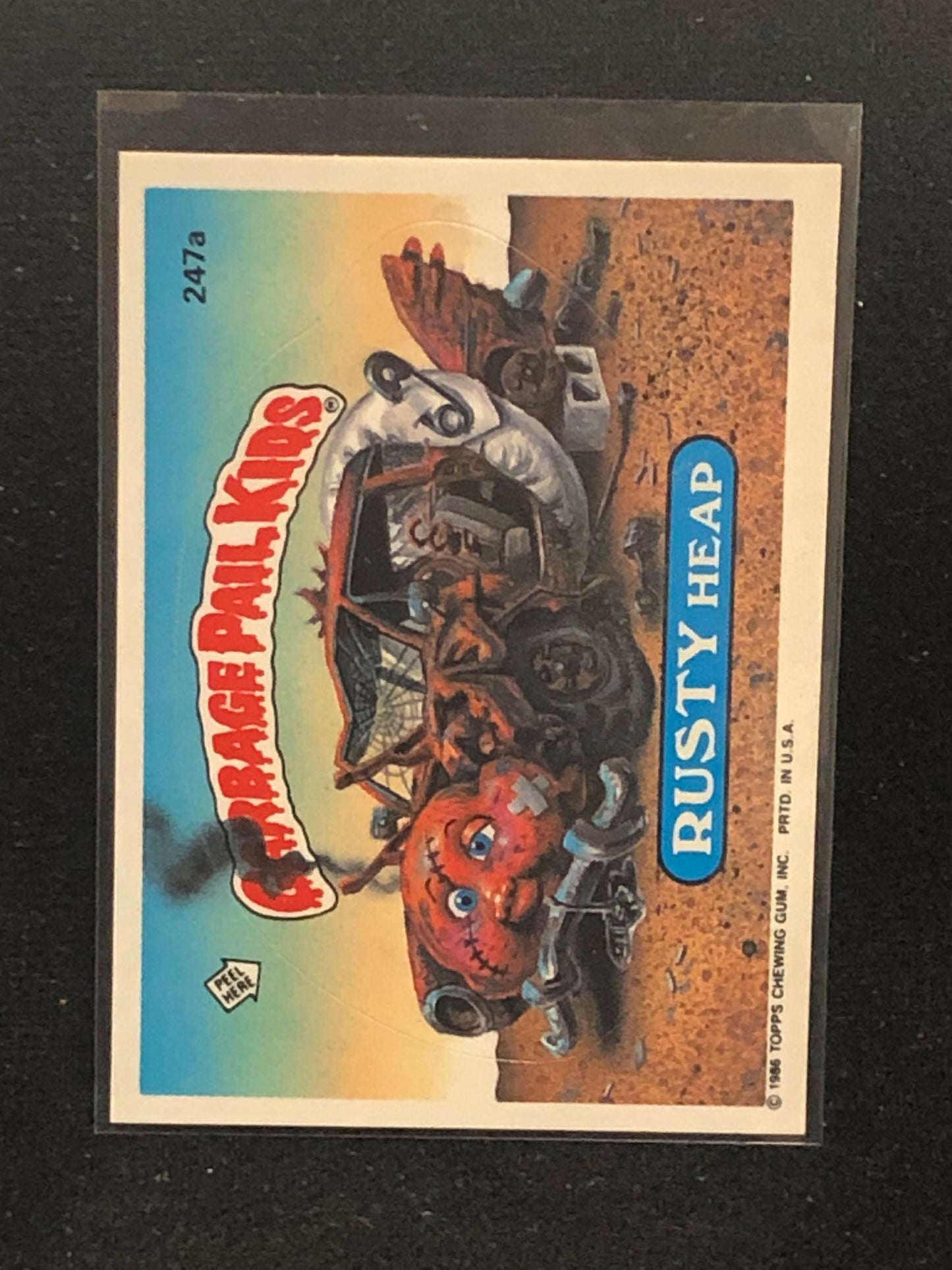 Garbage Pail Kids Original Series 6 (os6) 247a Rusty Heap