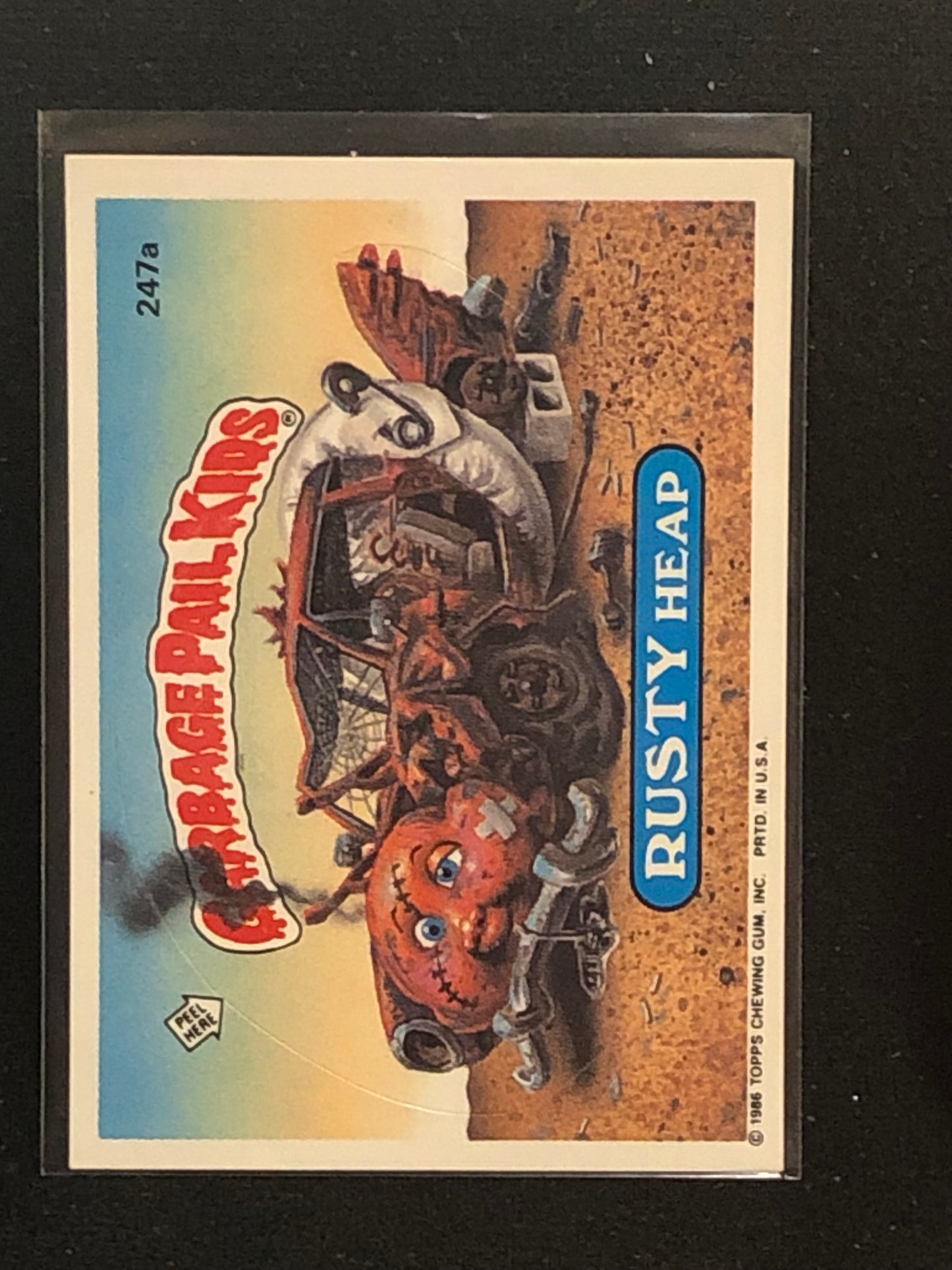 Garbage Pail Kids Original Series 6 (os6) 247a Rusty Heap