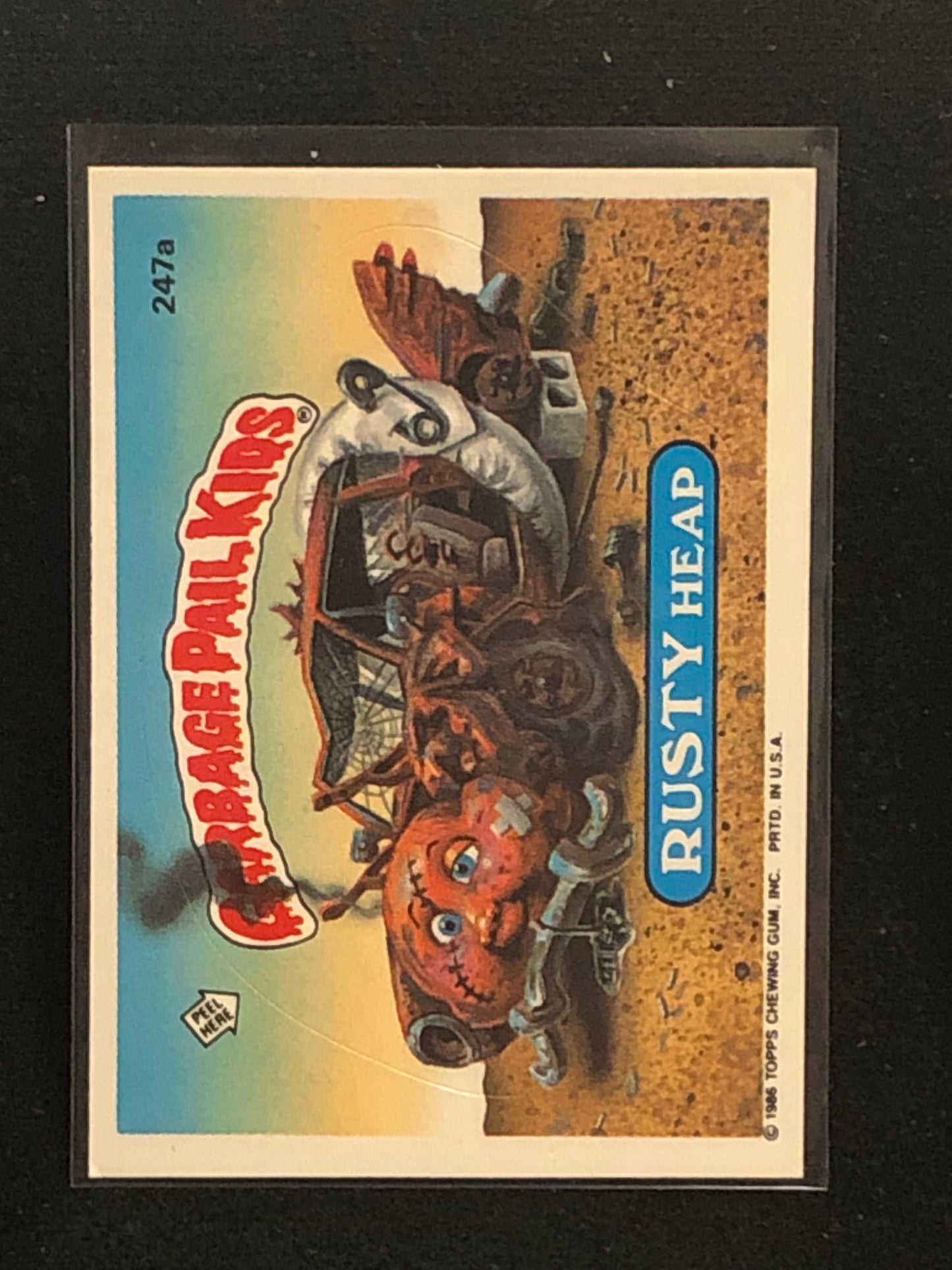 Garbage Pail Kids Original Series 6 (os6) 247a Rusty Heap