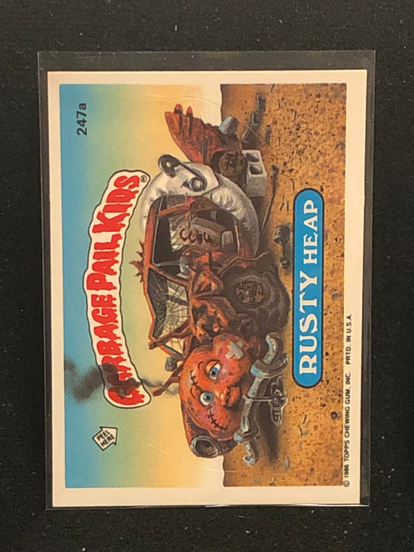 Garbage Pail Kids Original Series 6 (os6) 247a Rusty Heap