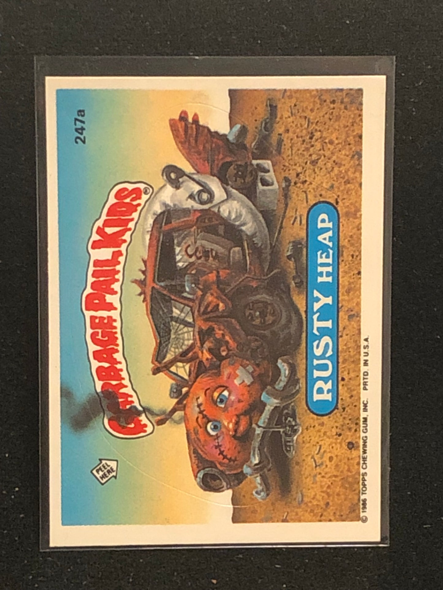 Garbage Pail Kids Original Series 6 (os6) 247a Rusty Heap