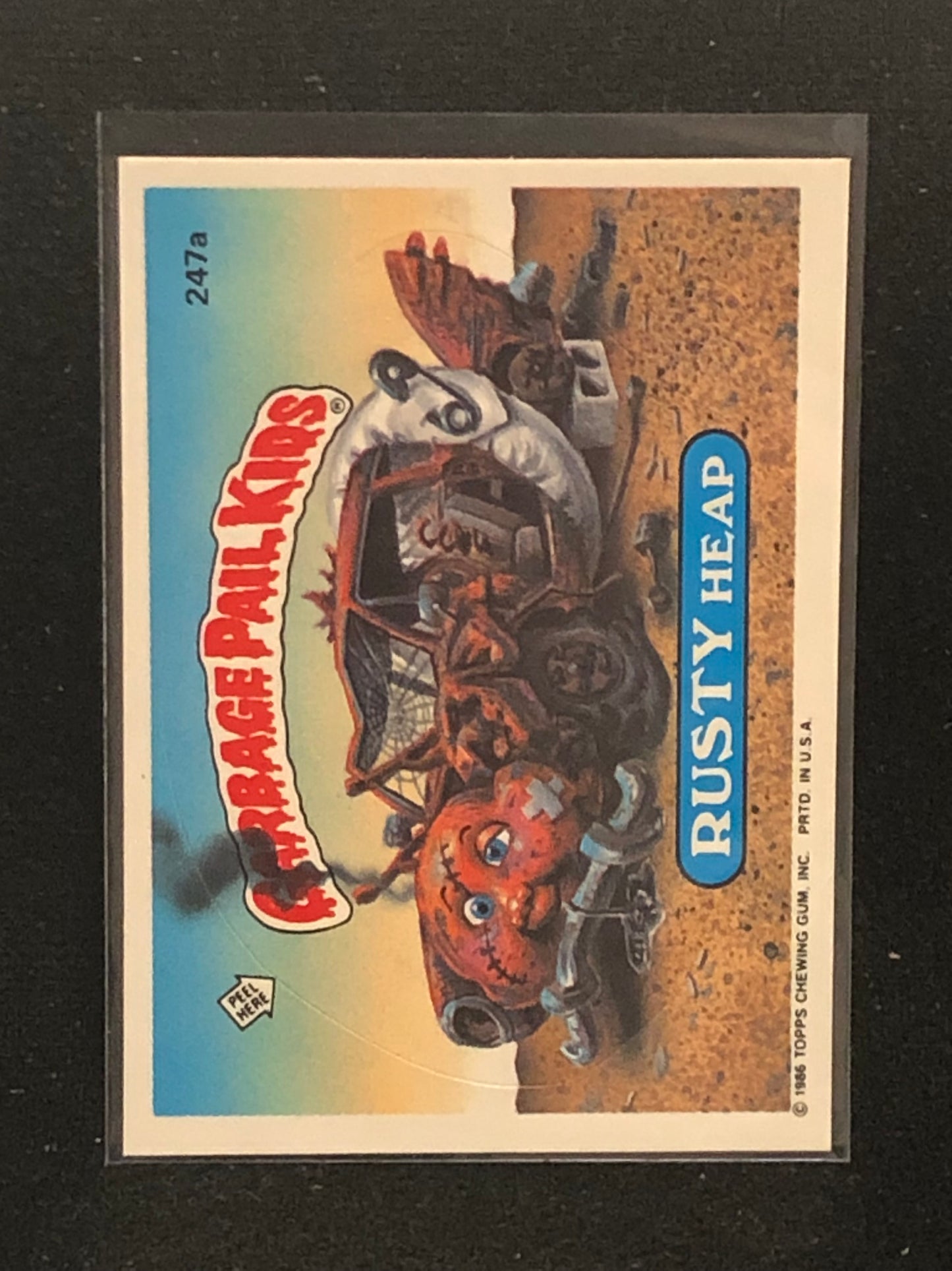 Garbage Pail Kids Original Series 6 (os6) 247a Rusty Heap