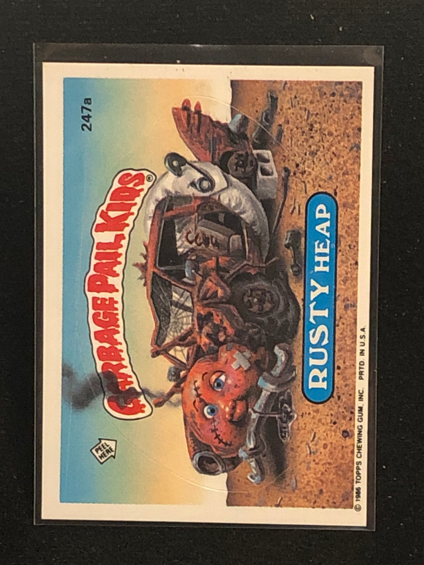 Garbage Pail Kids Original Series 6 (os6) 247a Rusty Heap