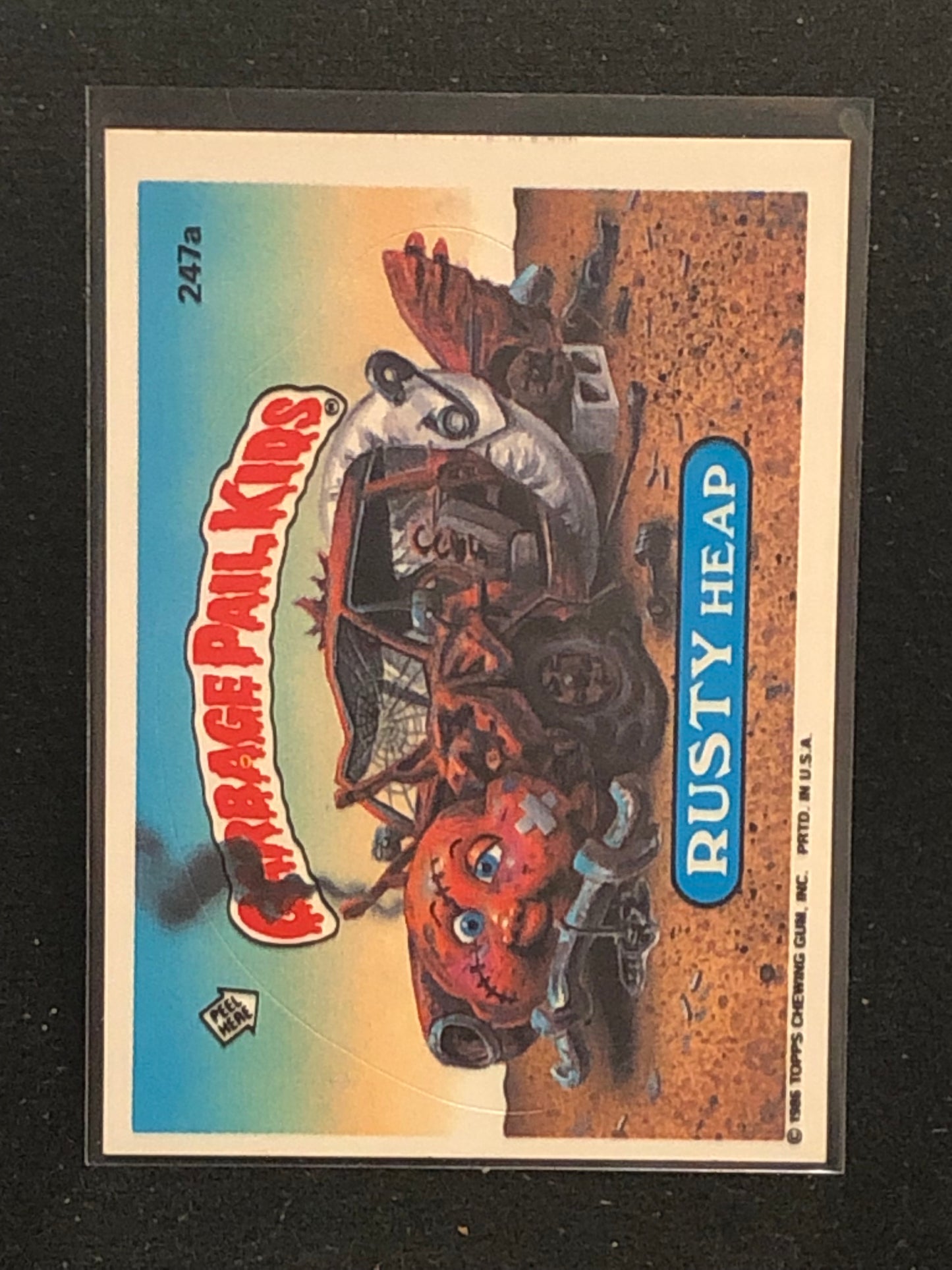 Garbage Pail Kids Original Series 6 (os6) 247a Rusty Heap