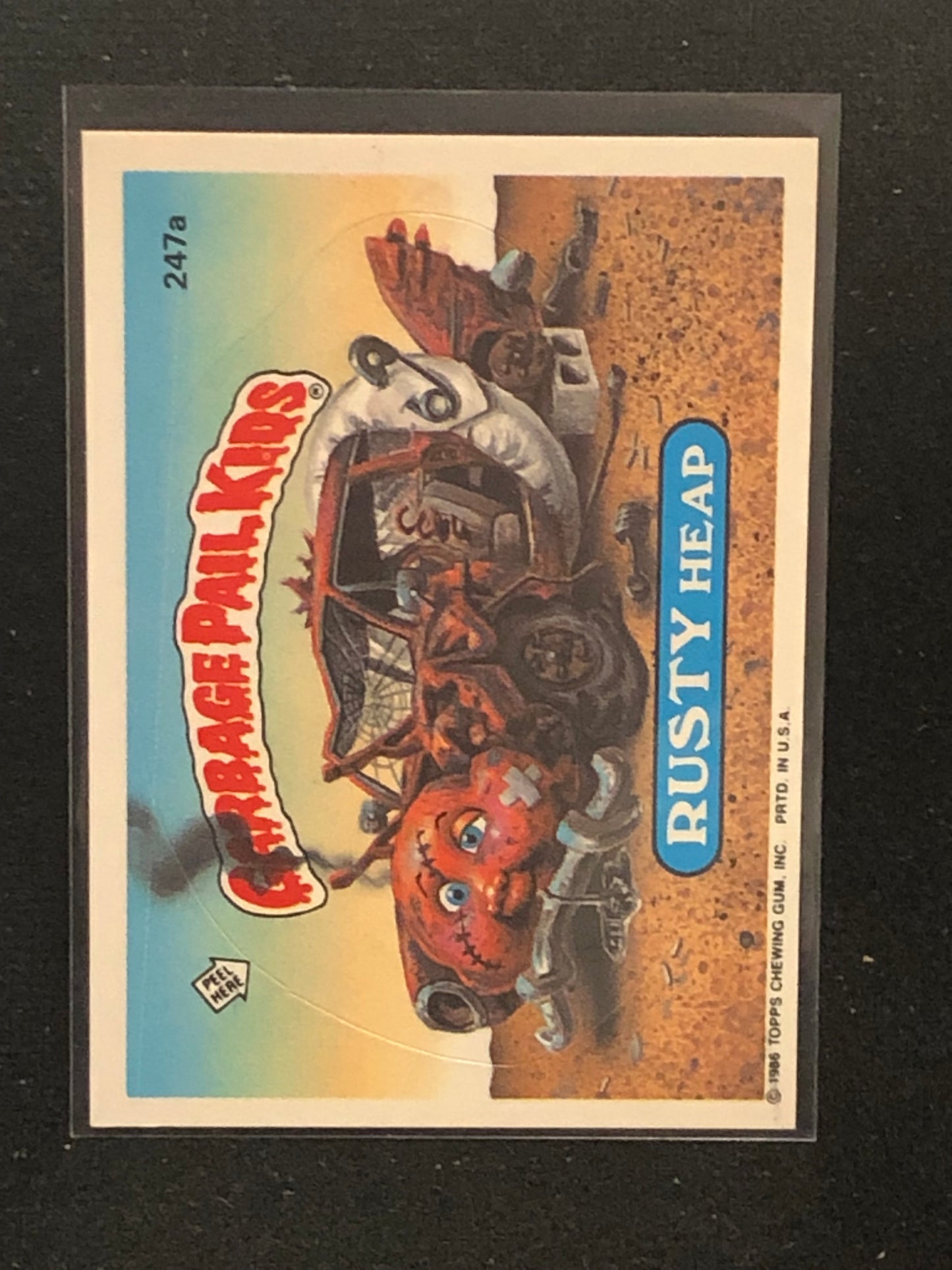 Garbage Pail Kids Original Series 6 (os6) 247a Rusty Heap