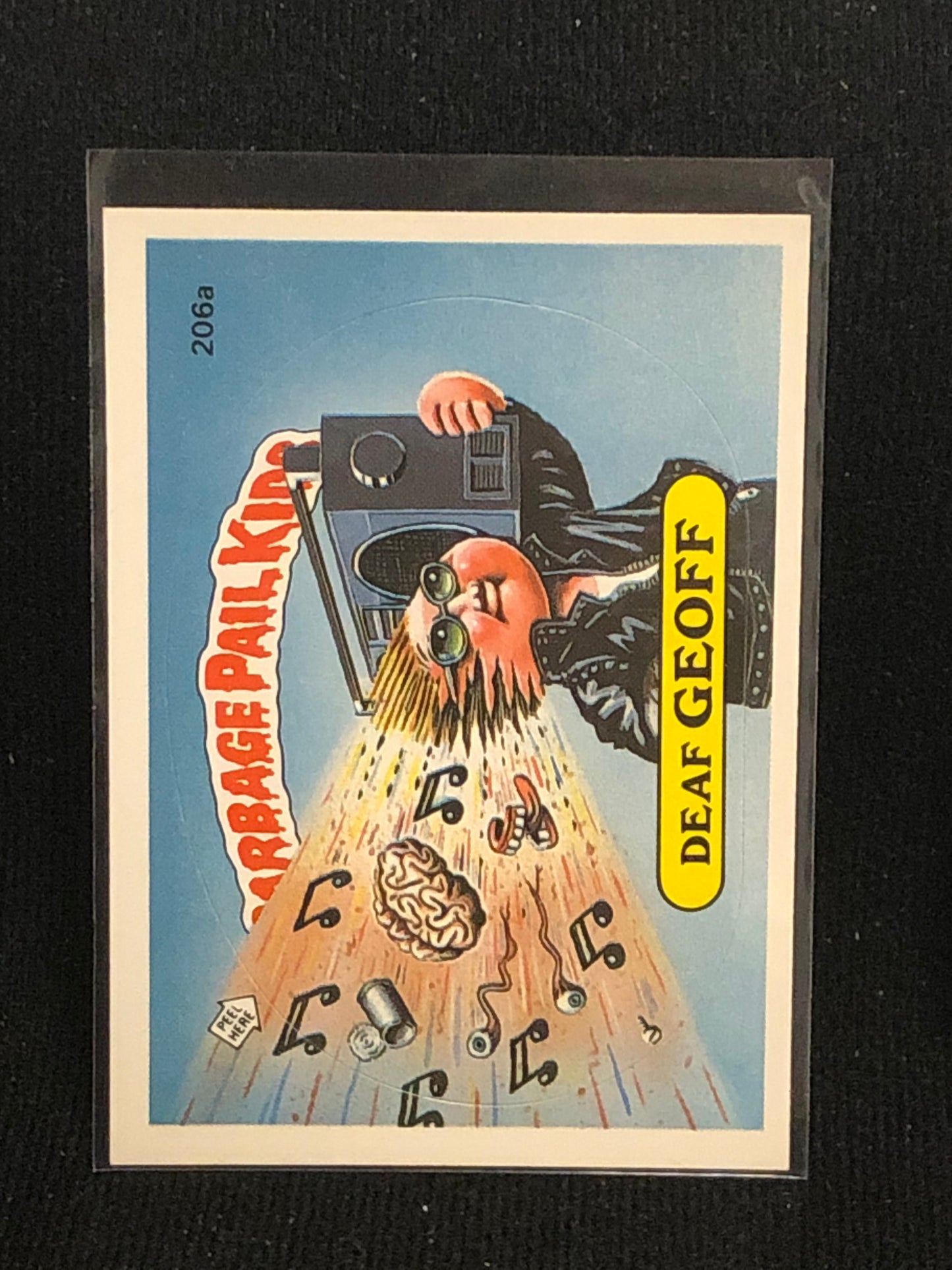 Garbage Pail Kids Original Series 5 (os5) 206a Deaf Geoff