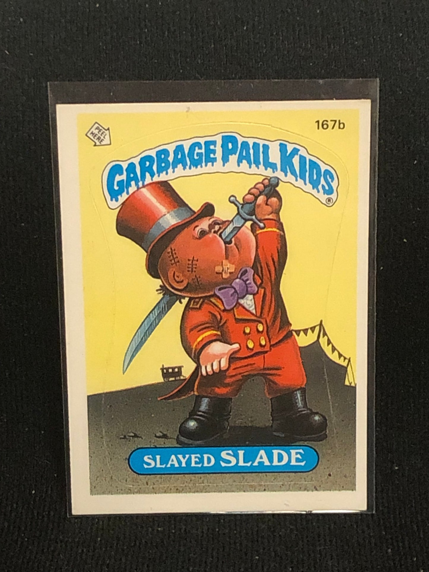 Garbage Pail Kids Original Series 5 (os5) 167b Slayed Slade