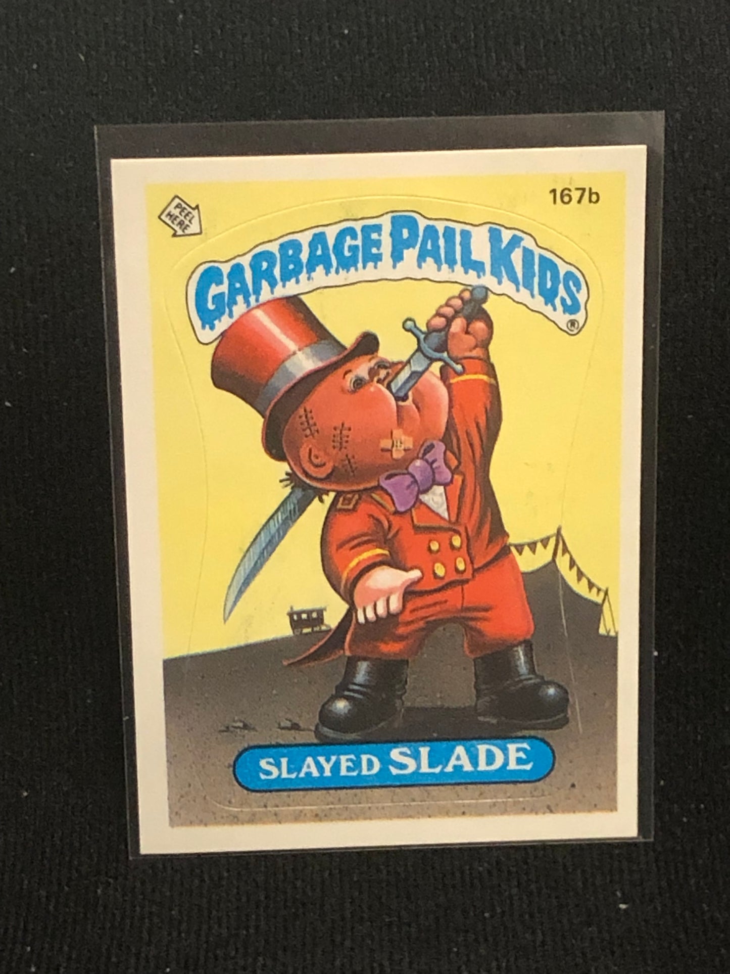 Garbage Pail Kids Original Series 5 (os5) 167b Slayed Slade