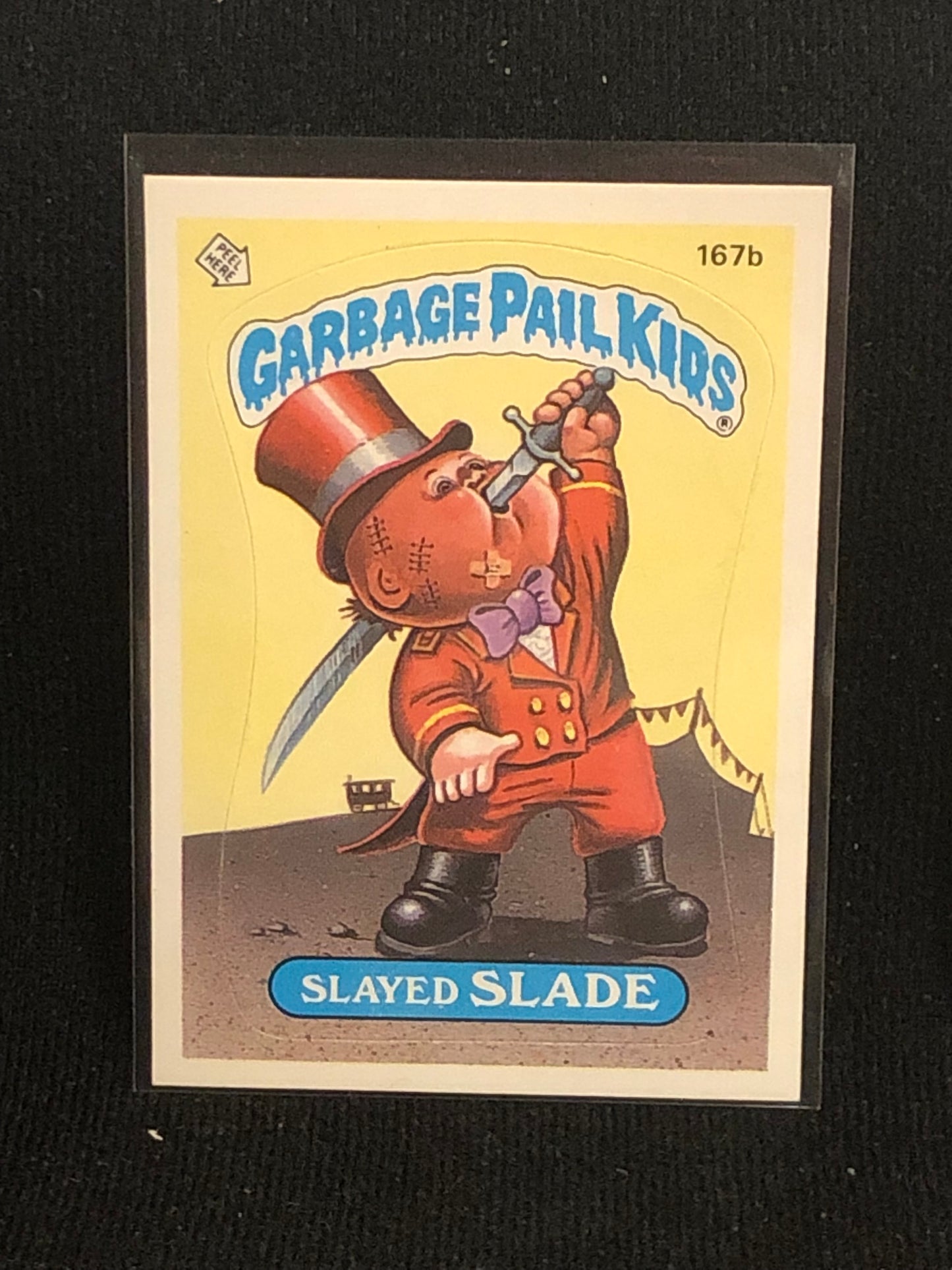 Garbage Pail Kids Original Series 5 (os5) 167b Slayed Slade