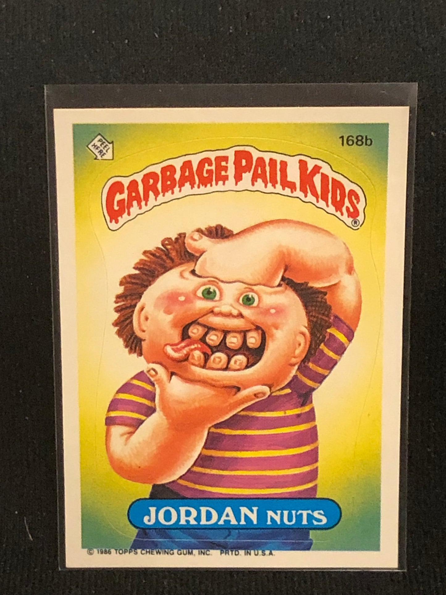 Garbage Pail Kids Original Series 5 (os5) 168b Jordan Nuts