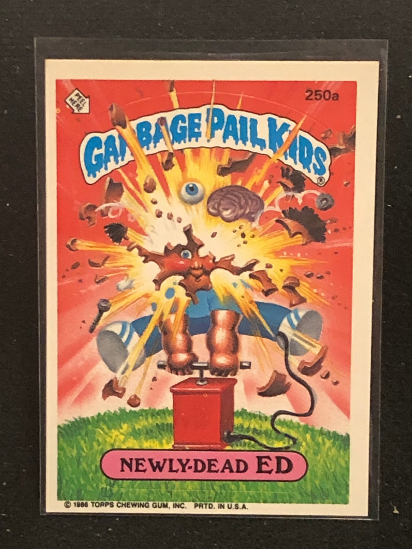 Garbage Pail Kids Original Series 6 (os6) 250a Newly Dead Ed