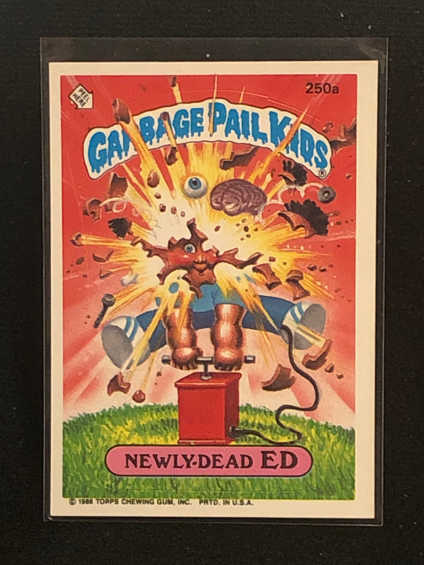 Garbage Pail Kids Original Series 6 (os6) 250a Newly Dead Ed