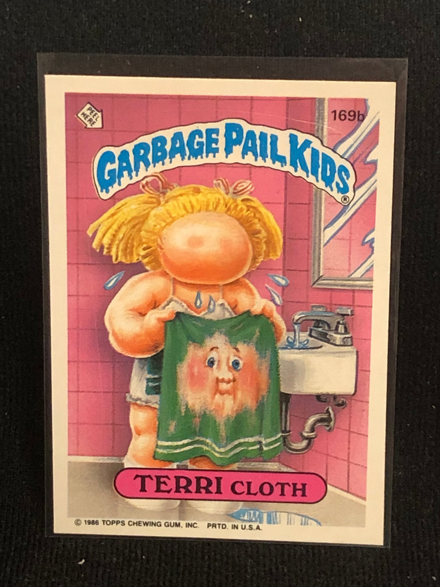 Garbage Pail Kids Original Series 5 (os5) 169b Terri Cloth