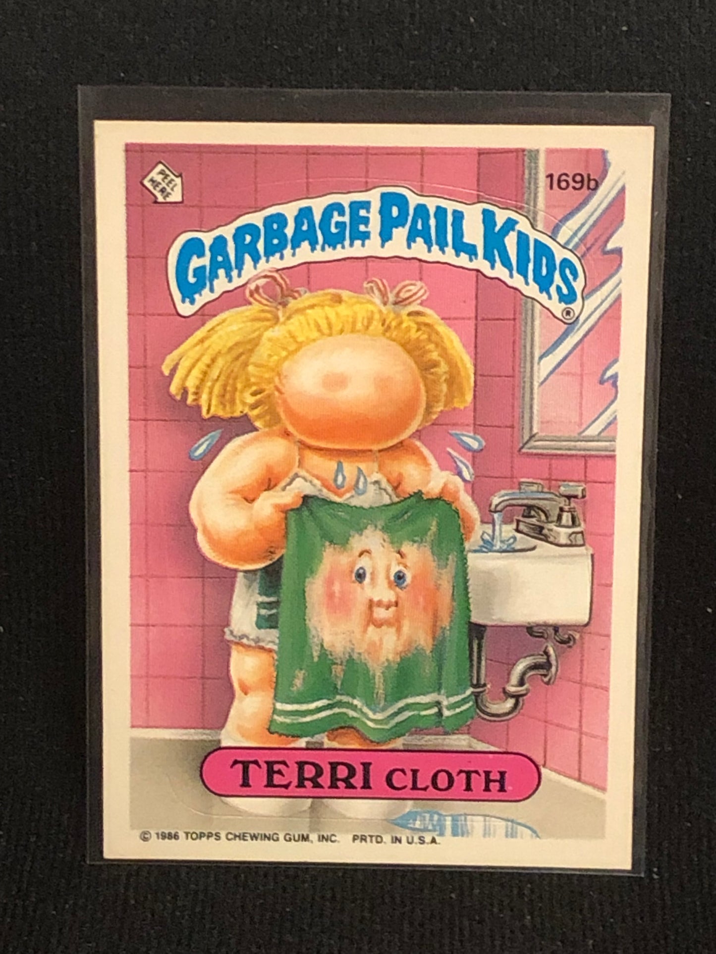 Garbage Pail Kids Original Series 5 (os5) 169b Terri Cloth