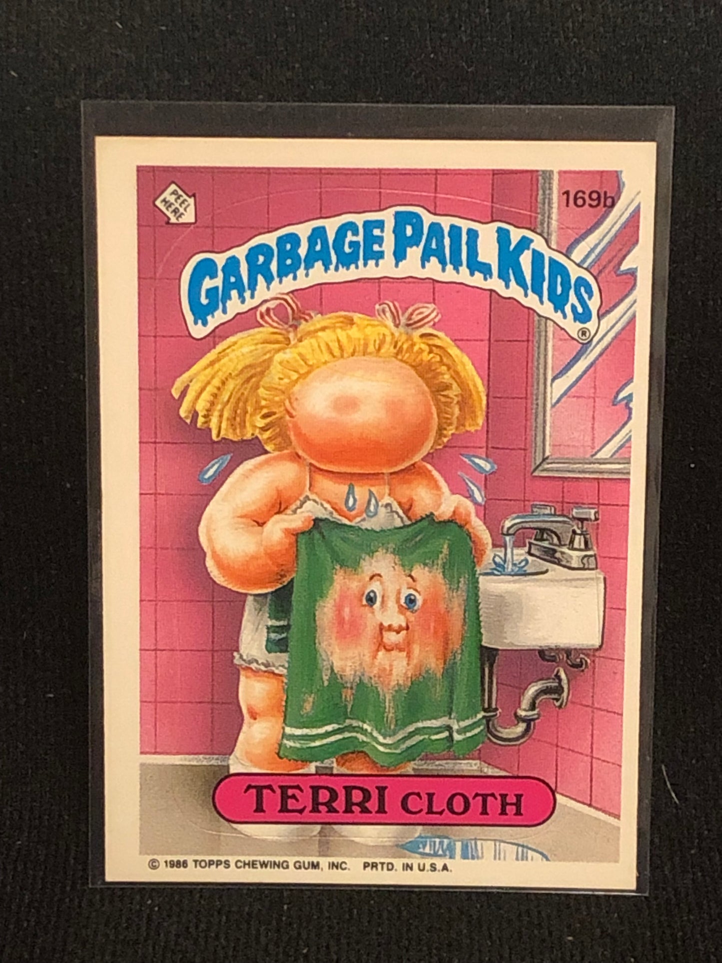 Garbage Pail Kids Original Series 5 (os5) 169b Terri Cloth