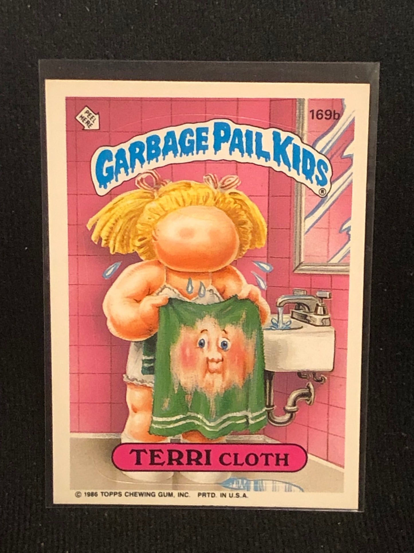 Garbage Pail Kids Original Series 5 (os5) 169b Terri Cloth