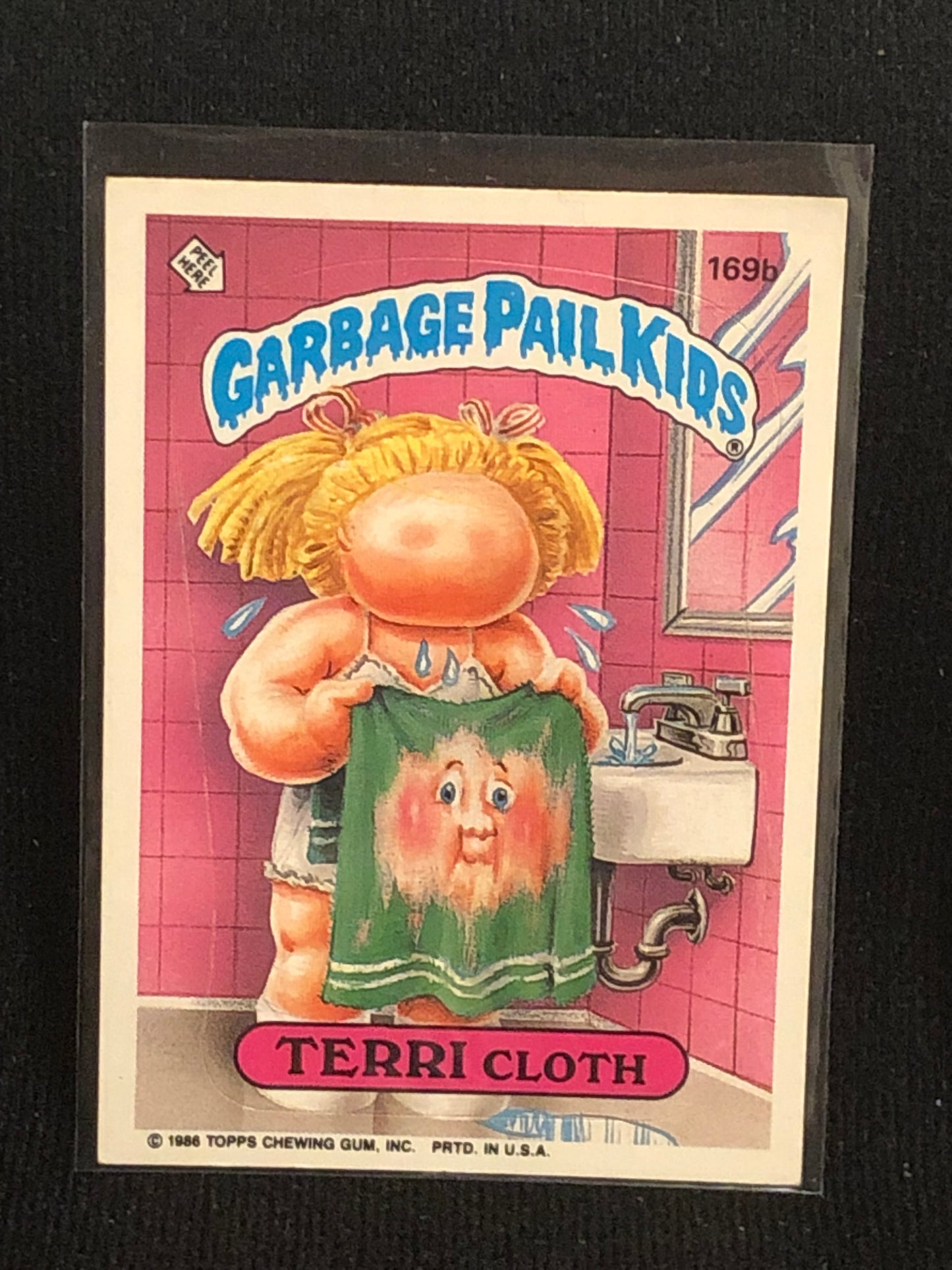 Garbage Pail Kids Original Series 5 (os5) 169b Terri Cloth