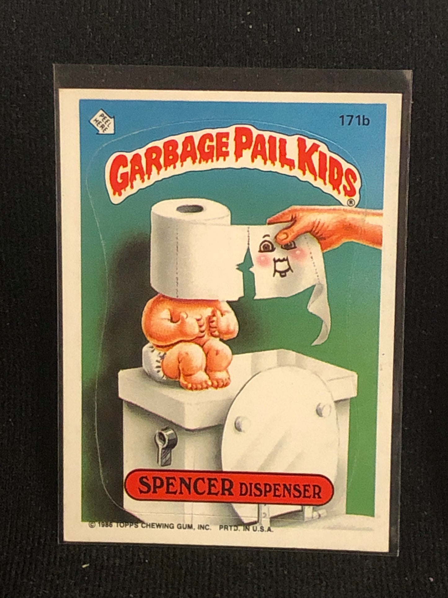 Garbage Pail Kids Original Series 5 (os5) 171b Spencer Dispenser