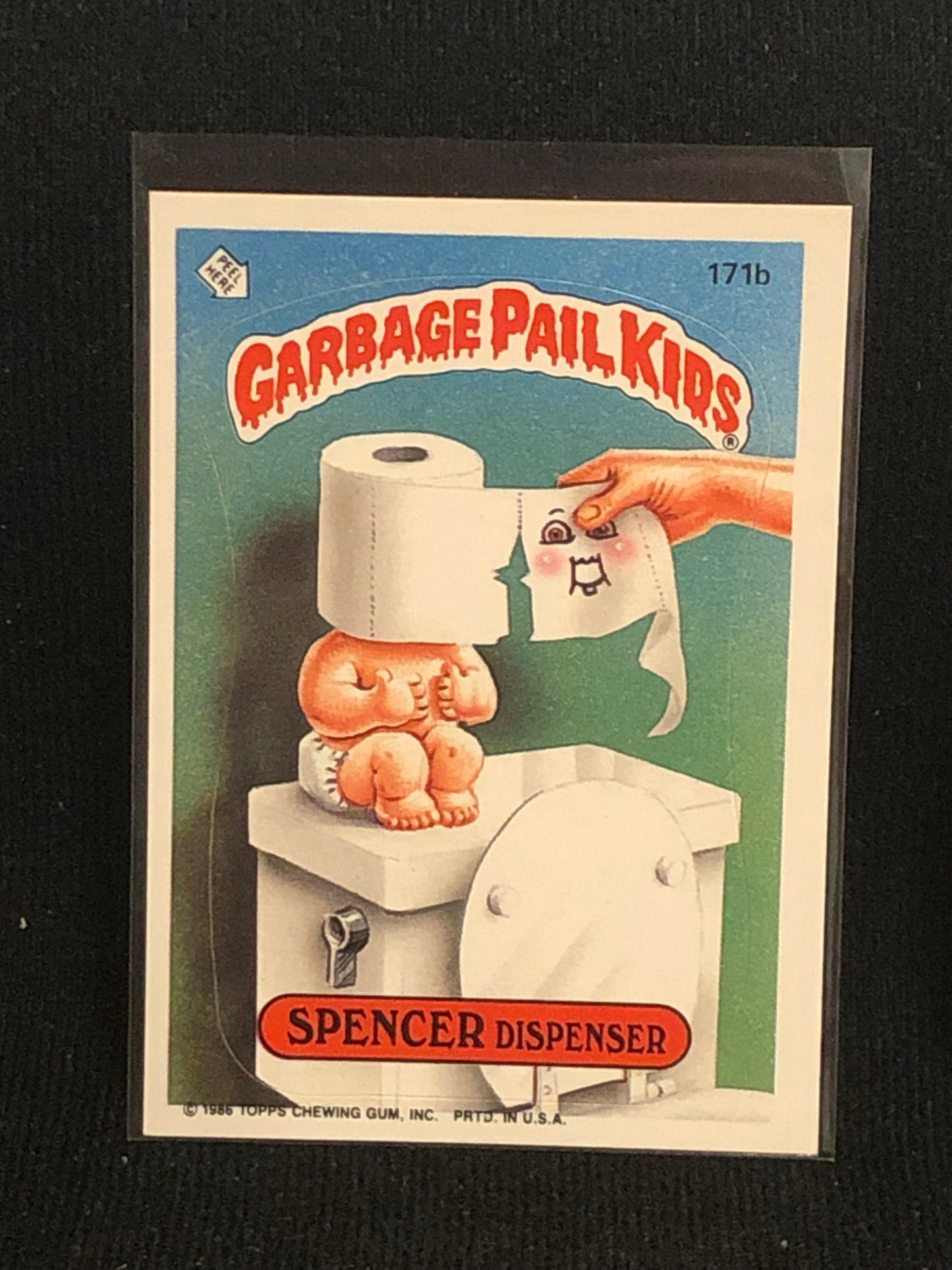 Garbage Pail Kids Original Series 5 (os5) 171b Spencer Dispenser