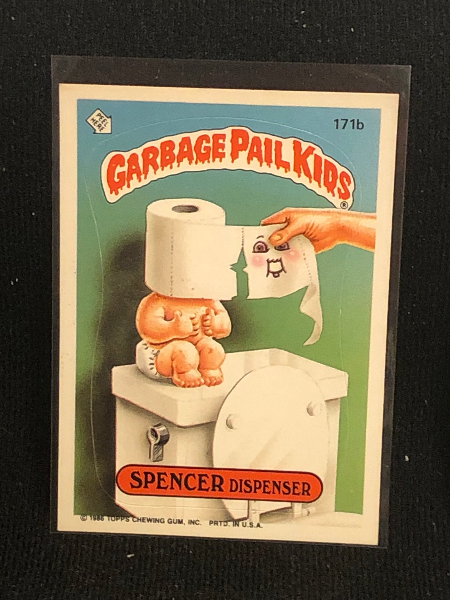 Garbage Pail Kids Original Series 5 (os5) 171b Spencer Dispenser