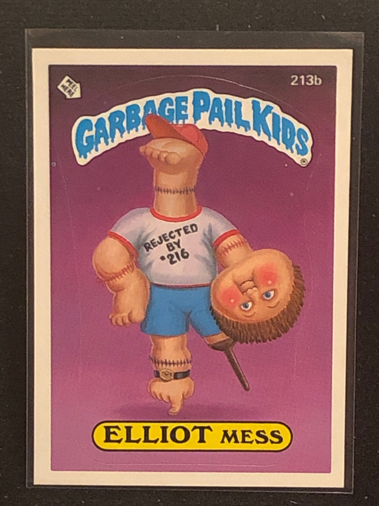 Garbage Pail Kids Original Series 6 (os6) 213b Elliot Mess