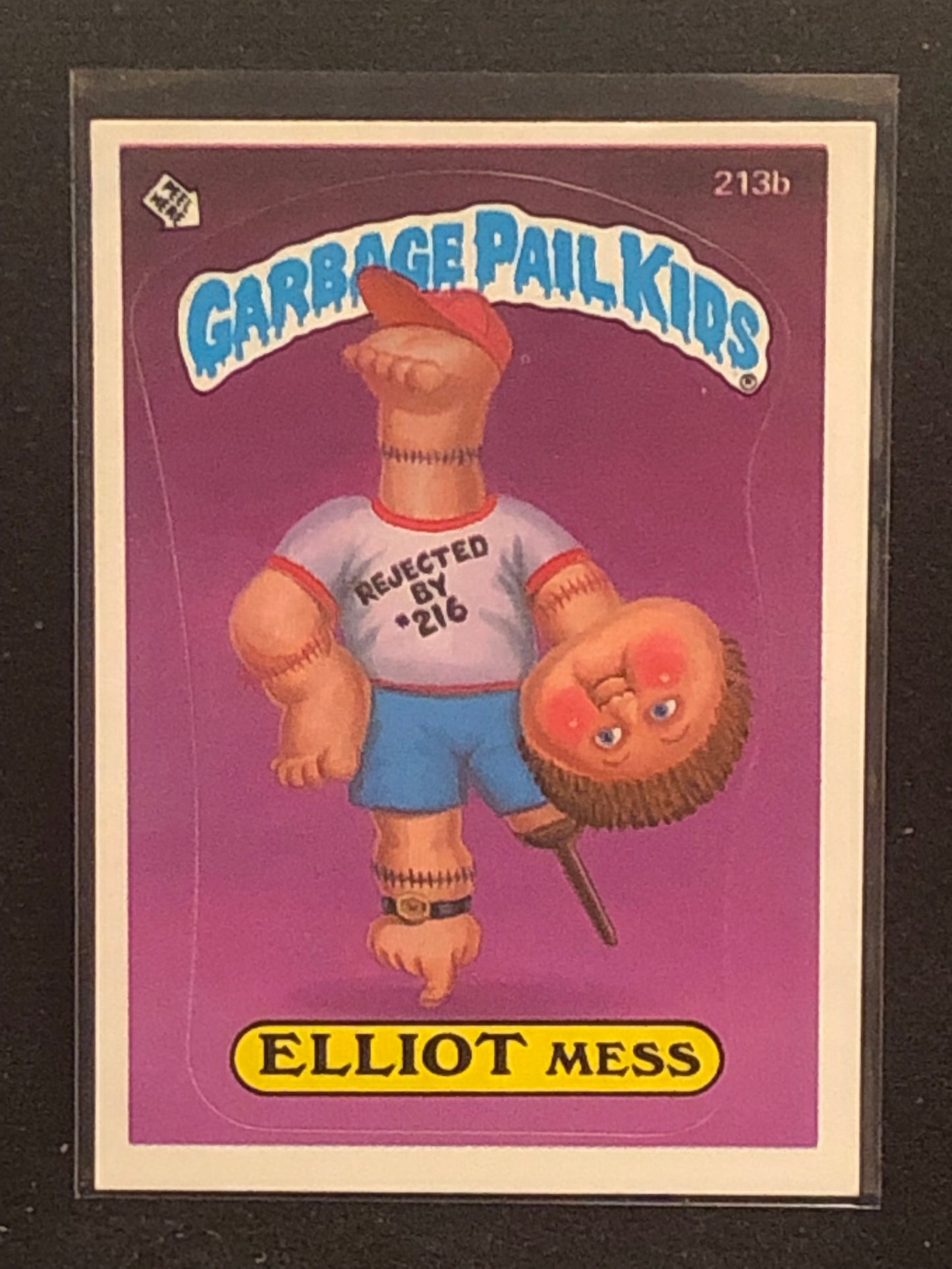 Garbage Pail Kids Original Series 6 (os6) 213b Elliot Mess