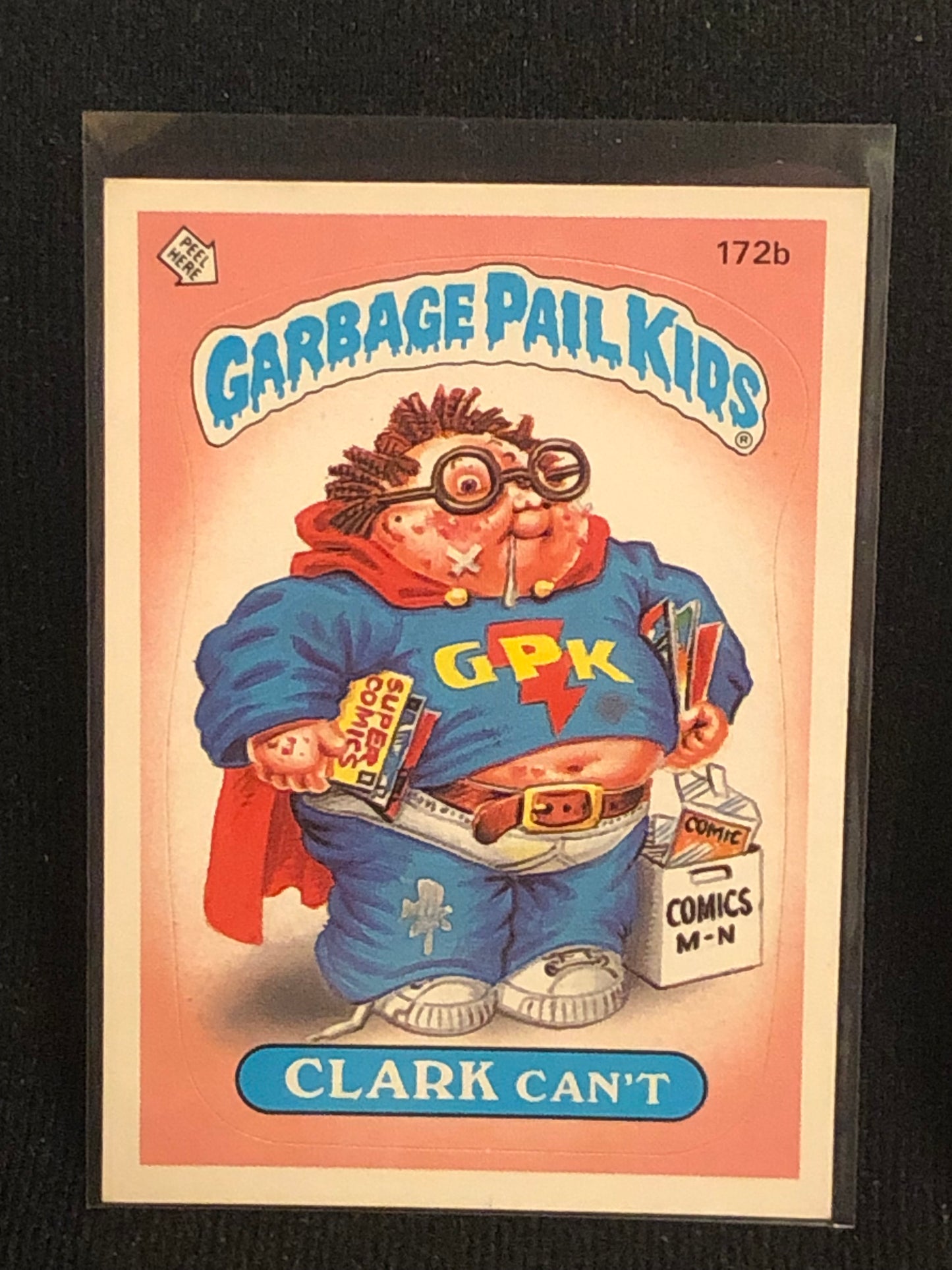 Garbage Pail Kids Original Series 5 (os5) 172b Clark Can't