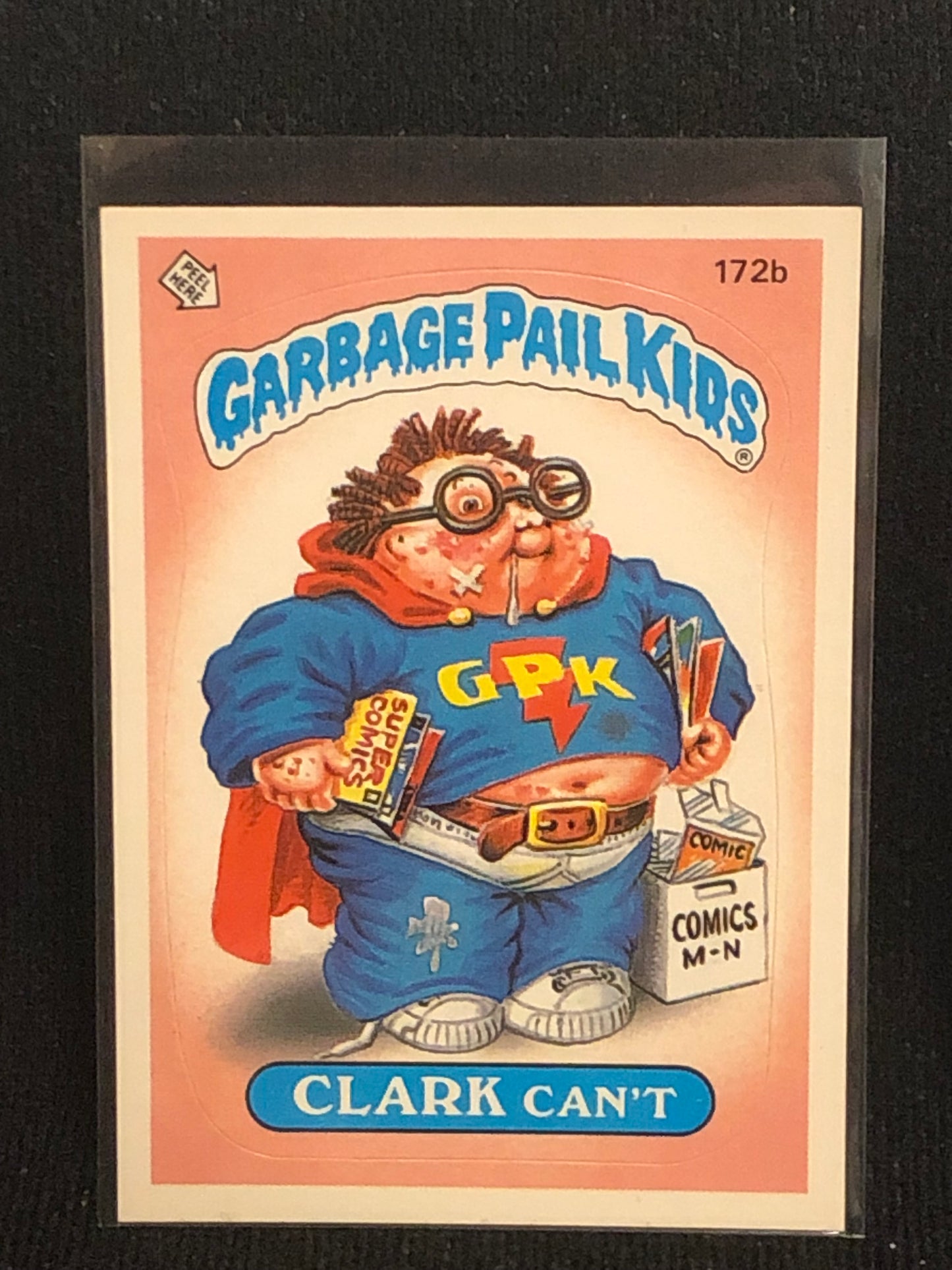 Garbage Pail Kids Original Series 5 (os5) 172b Clark Can't