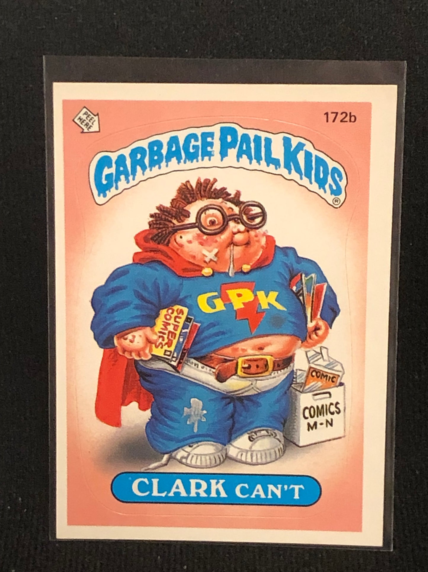 Garbage Pail Kids Original Series 5 (os5) 172b Clark Can't