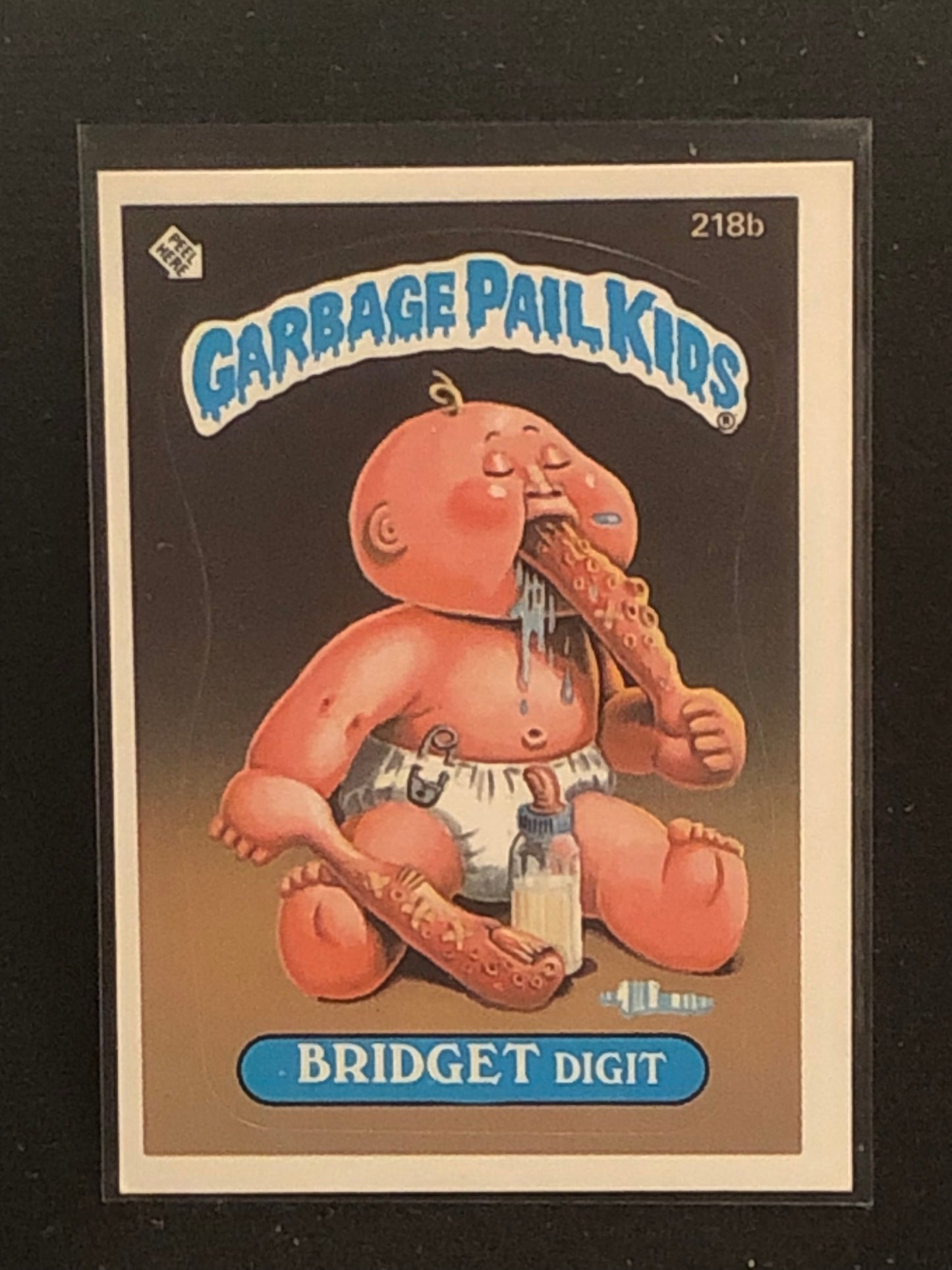 Garbage Pail Kids Original Series 6 (os6) 218b Bridget Digit