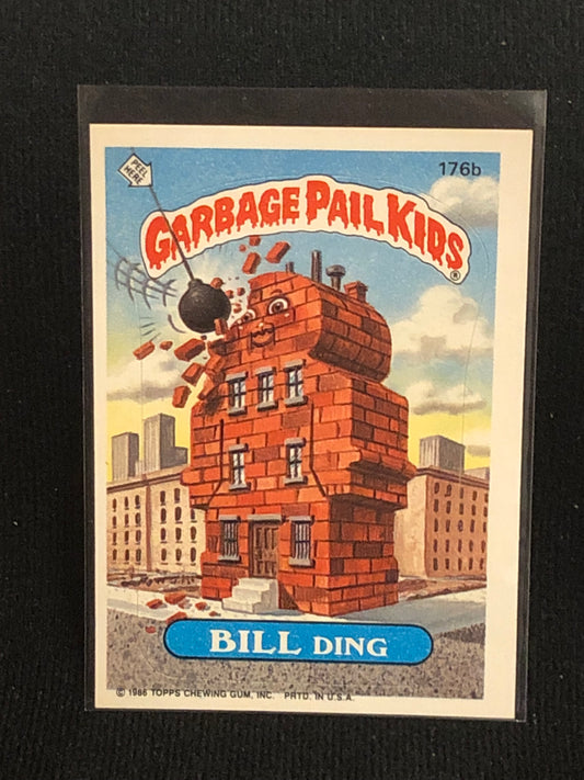 Garbage Pail Kids Original Series 5 (os5) 176b Bill Ding