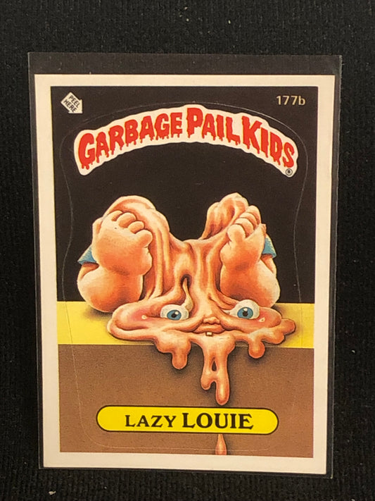 Garbage Pail Kids Original Series 5 (os5) 177b Lazy Louie