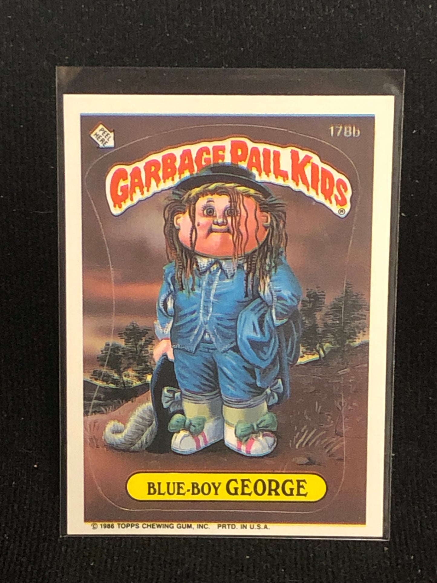 Garbage Pail Kids Original Series 5 (os5) 178b Blue Boy George