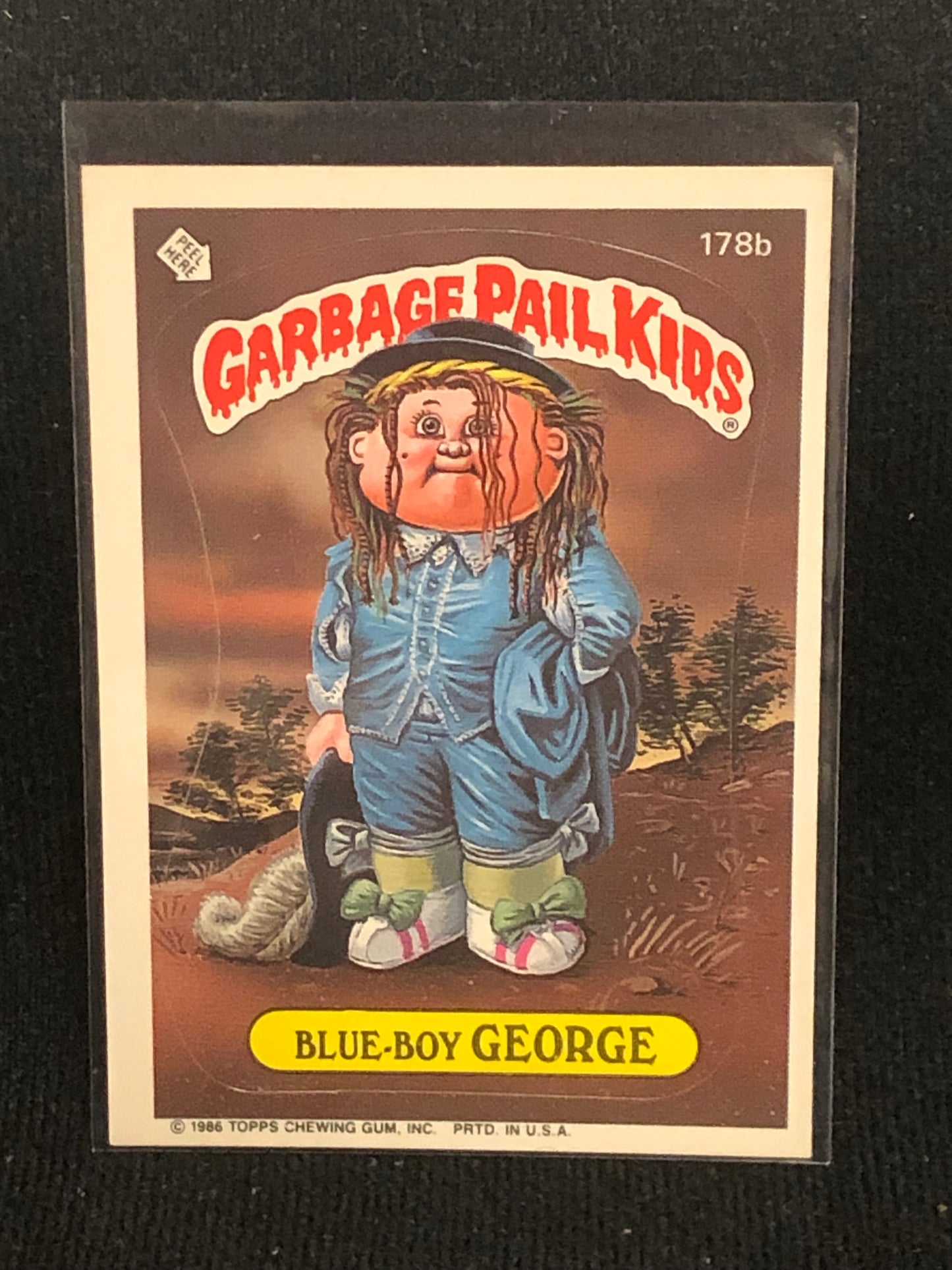 Garbage Pail Kids Original Series 5 (os5) 178b Blue Boy George