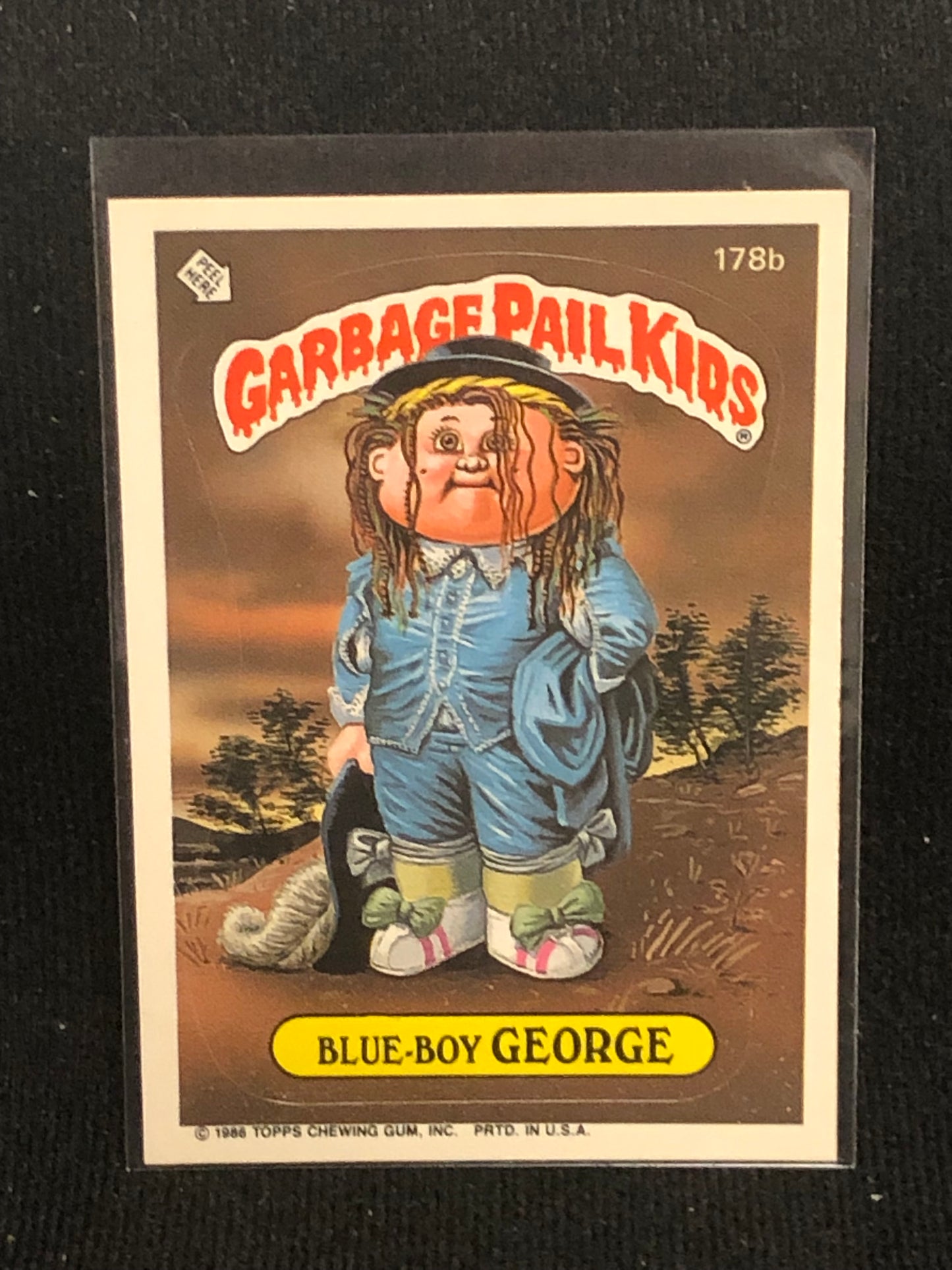 Garbage Pail Kids Original Series 5 (os5) 178b Blue Boy George