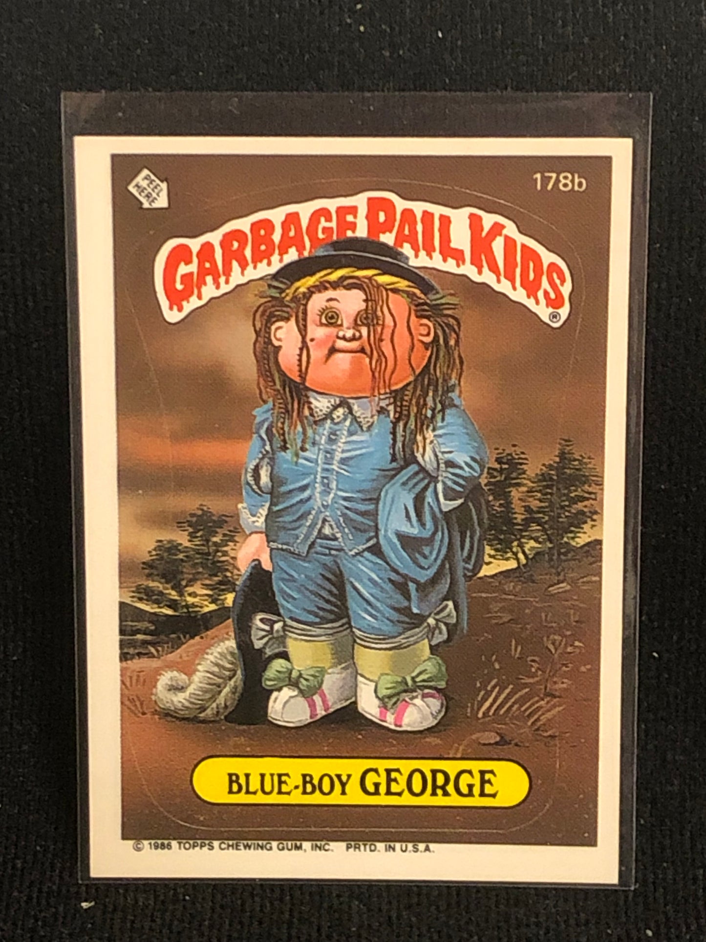 Garbage Pail Kids Original Series 5 (os5) 178b Blue Boy George