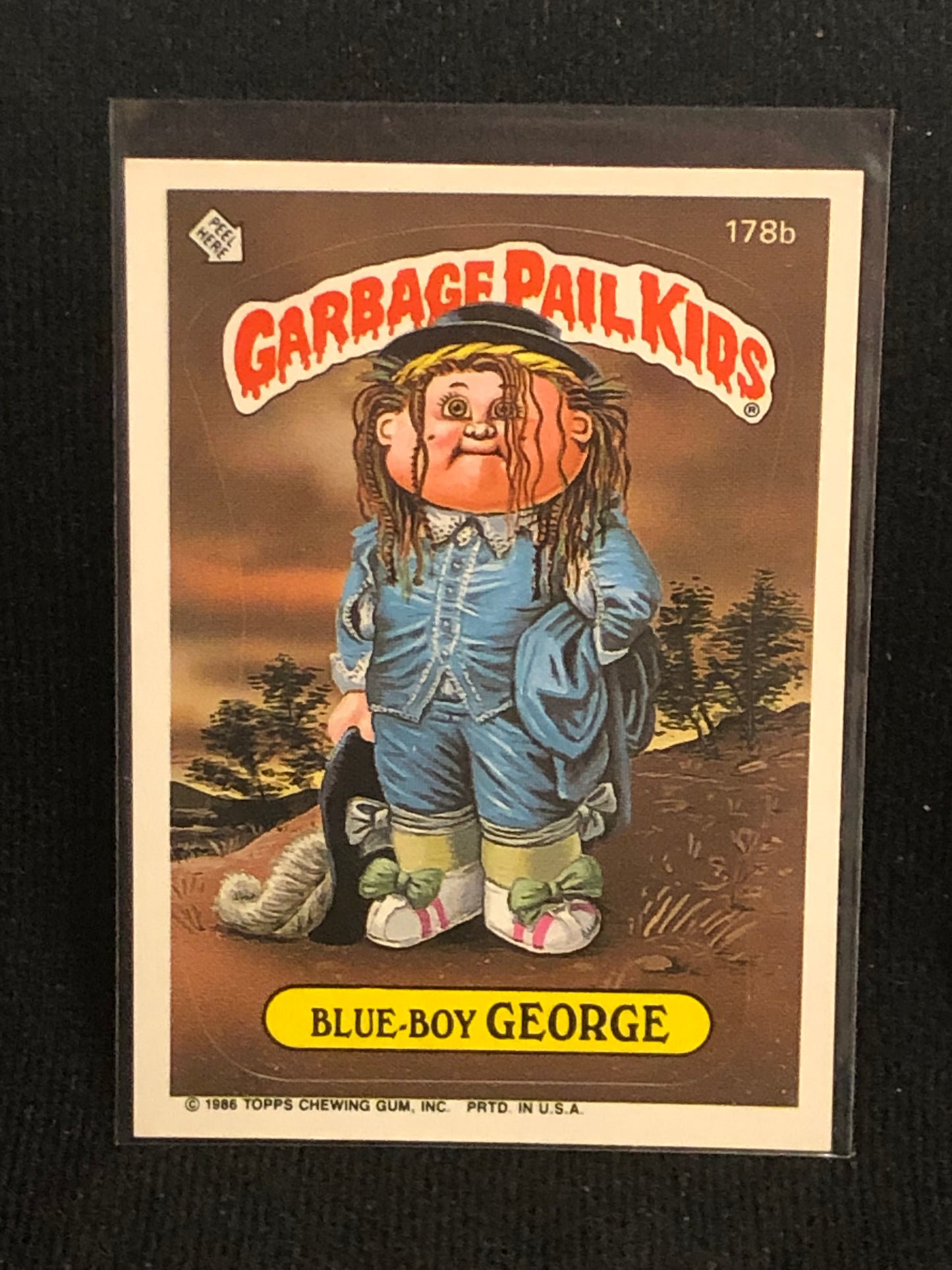 Garbage Pail Kids Original Series 5 (os5) 178b Blue Boy George