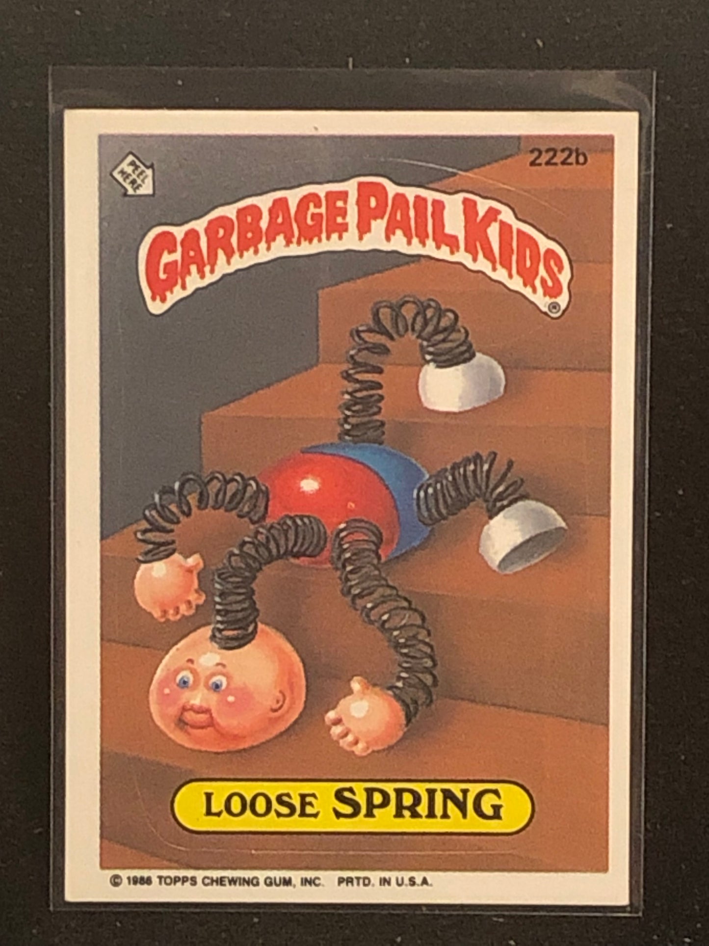 Garbage Pail Kids Original Series 6 (os6) 222b Loose Spring