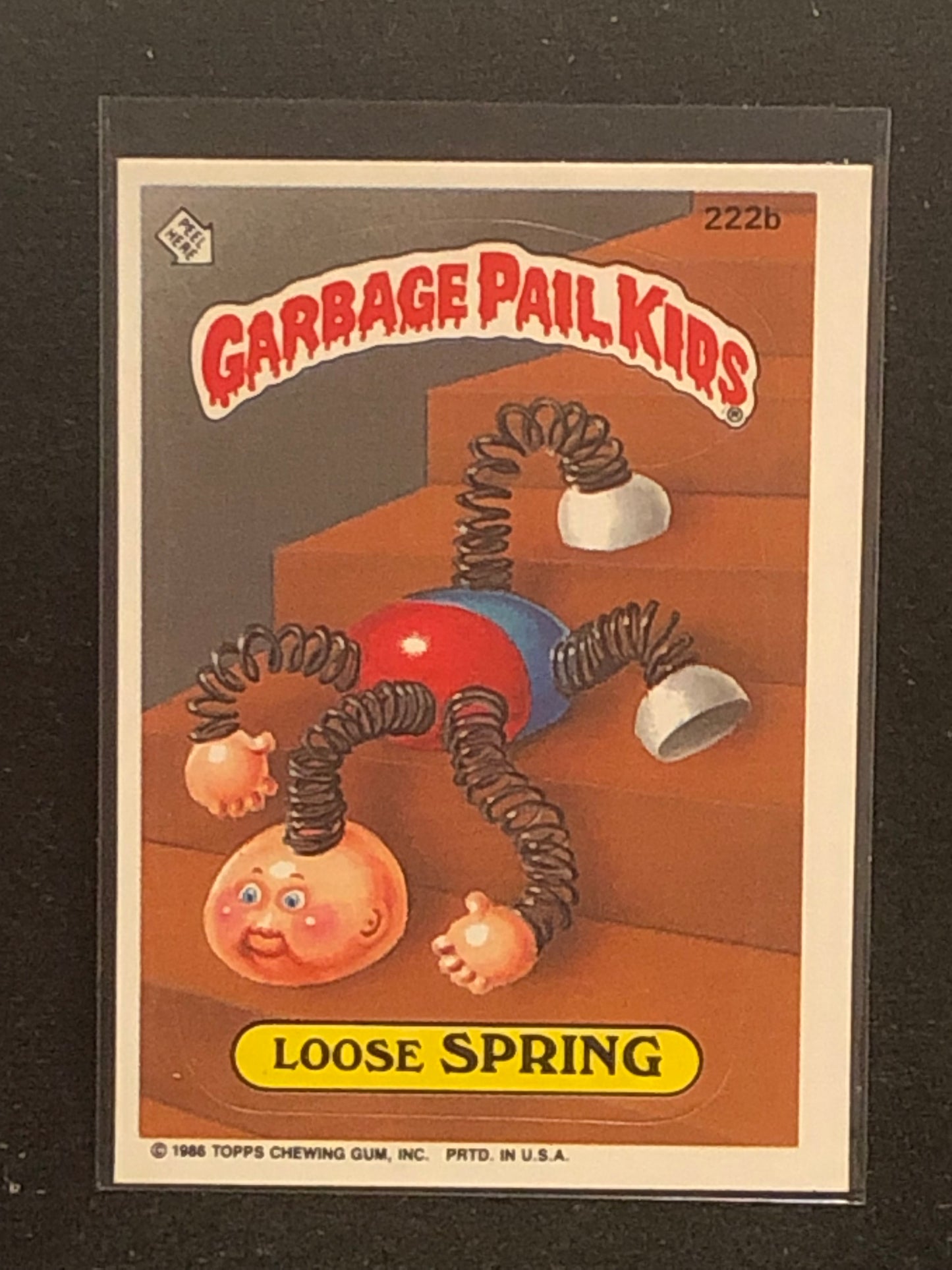 Garbage Pail Kids Original Series 6 (os6) 222b Loose Spring