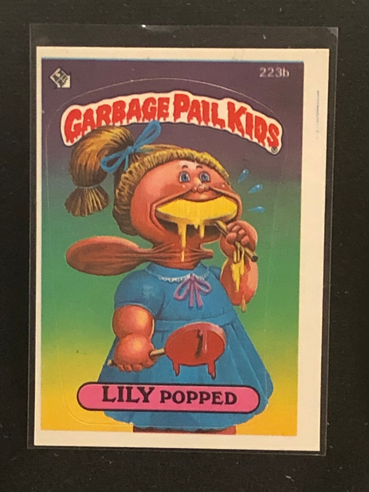 Garbage Pail Kids Original Series 6 (os6) 223b Lily Popped