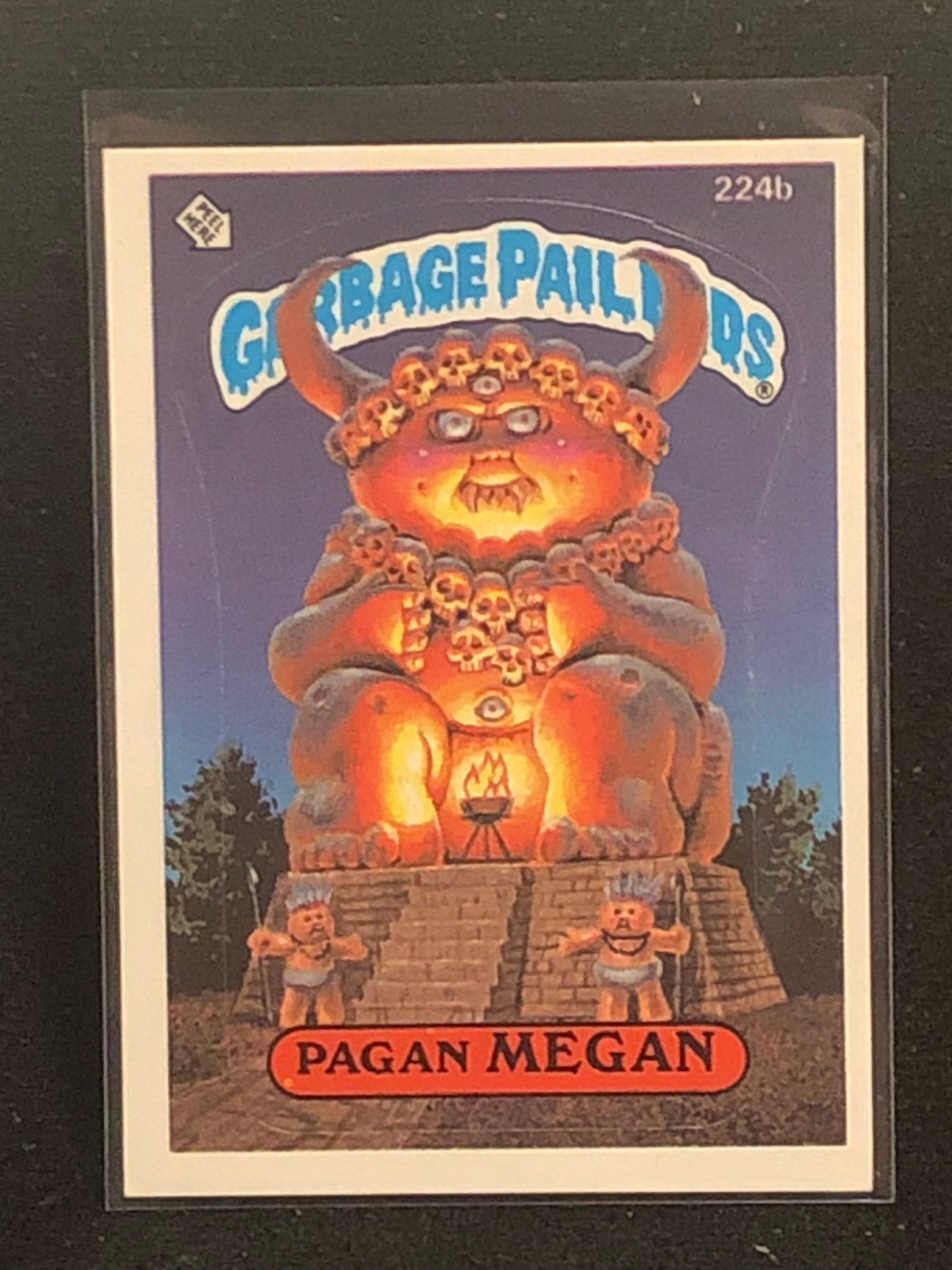 Garbage Pail Kids Original Series 6 (os6) 224b Pagan Megan