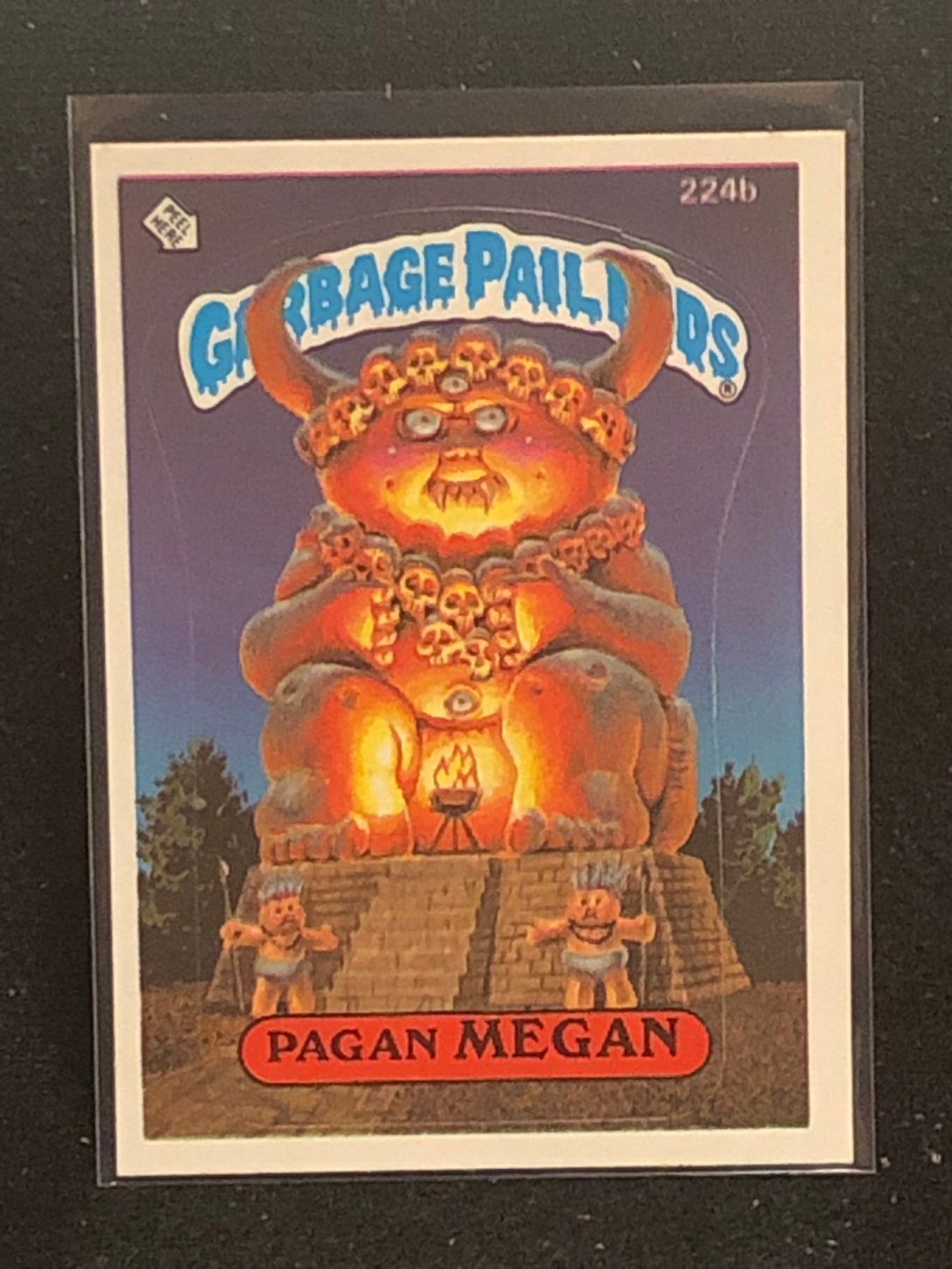 Garbage Pail Kids Original Series 6 (os6) 224b Pagan Megan