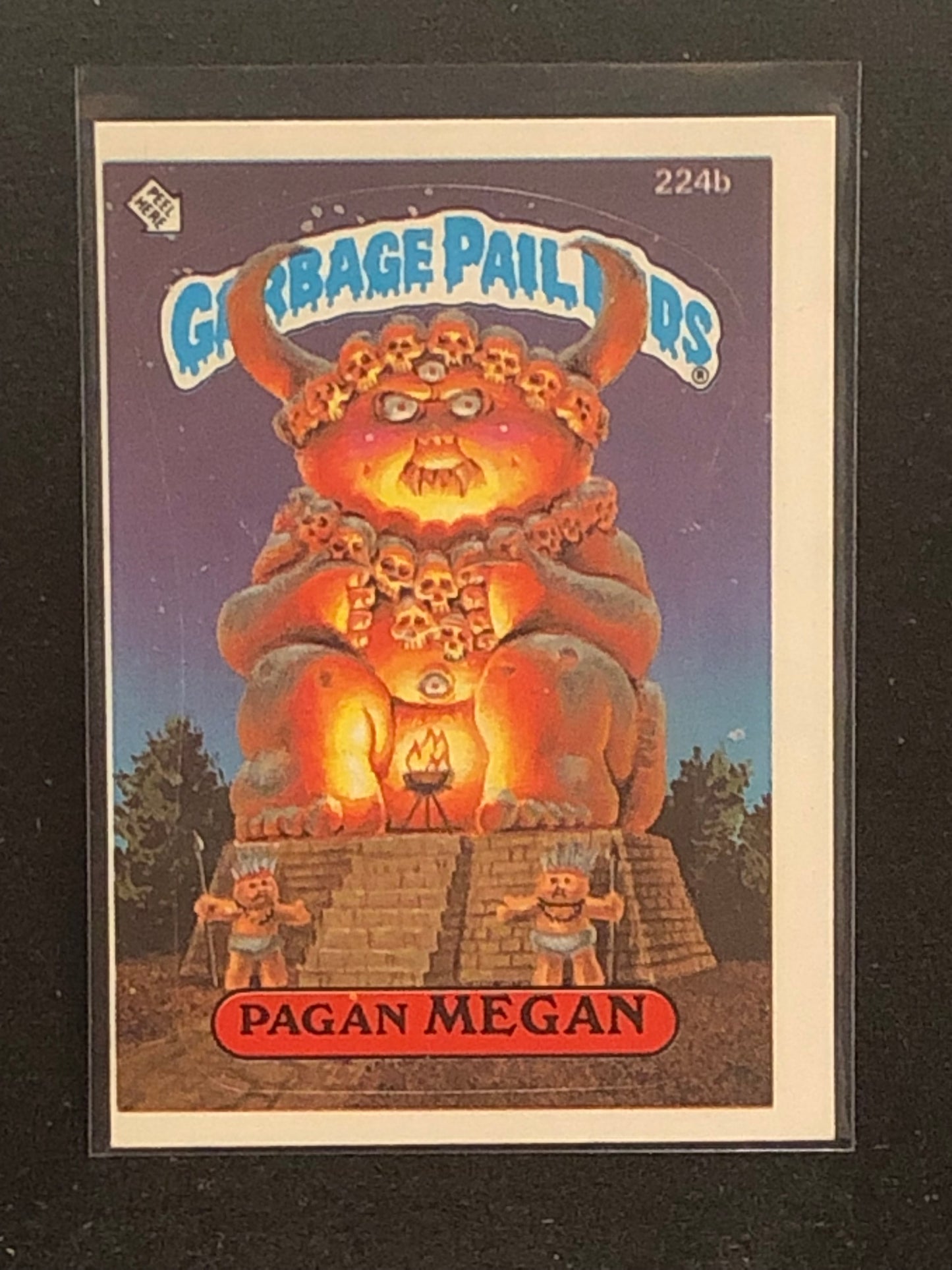 Garbage Pail Kids Original Series 6 (os6) 224b Pagan Megan