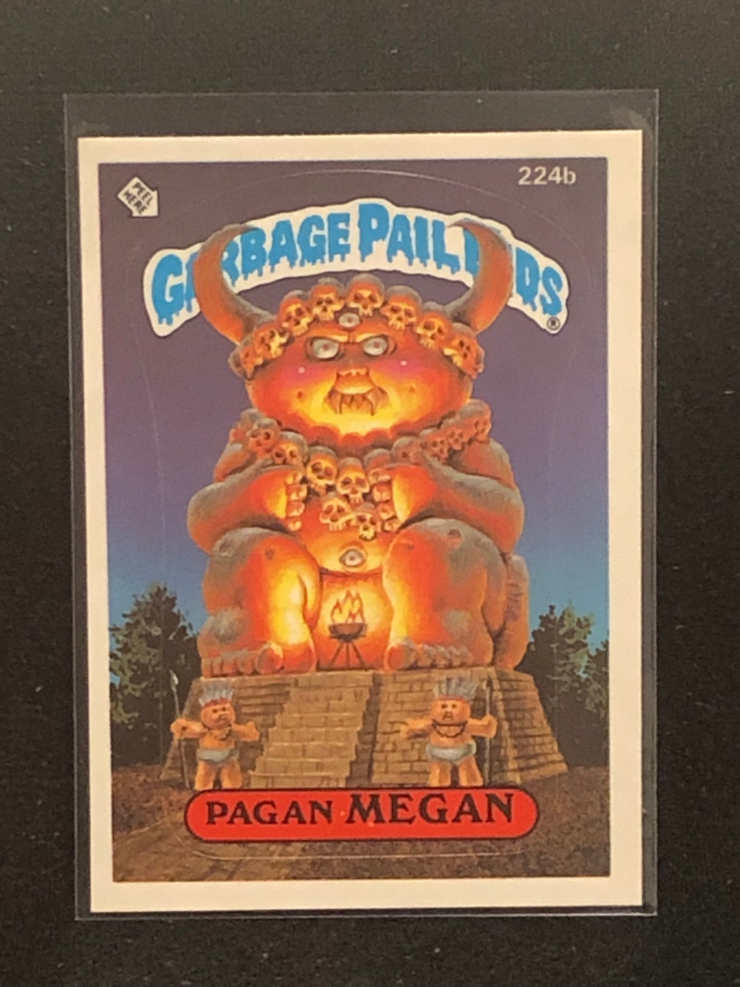 Garbage Pail Kids Original Series 6 (os6) 224b Pagan Megan