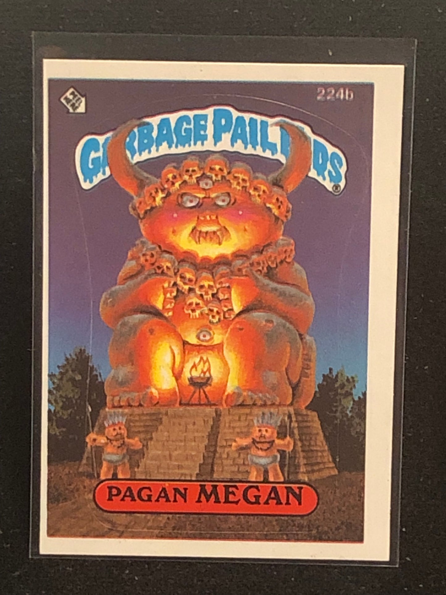 Garbage Pail Kids Original Series 6 (os6) 224b Pagan Megan