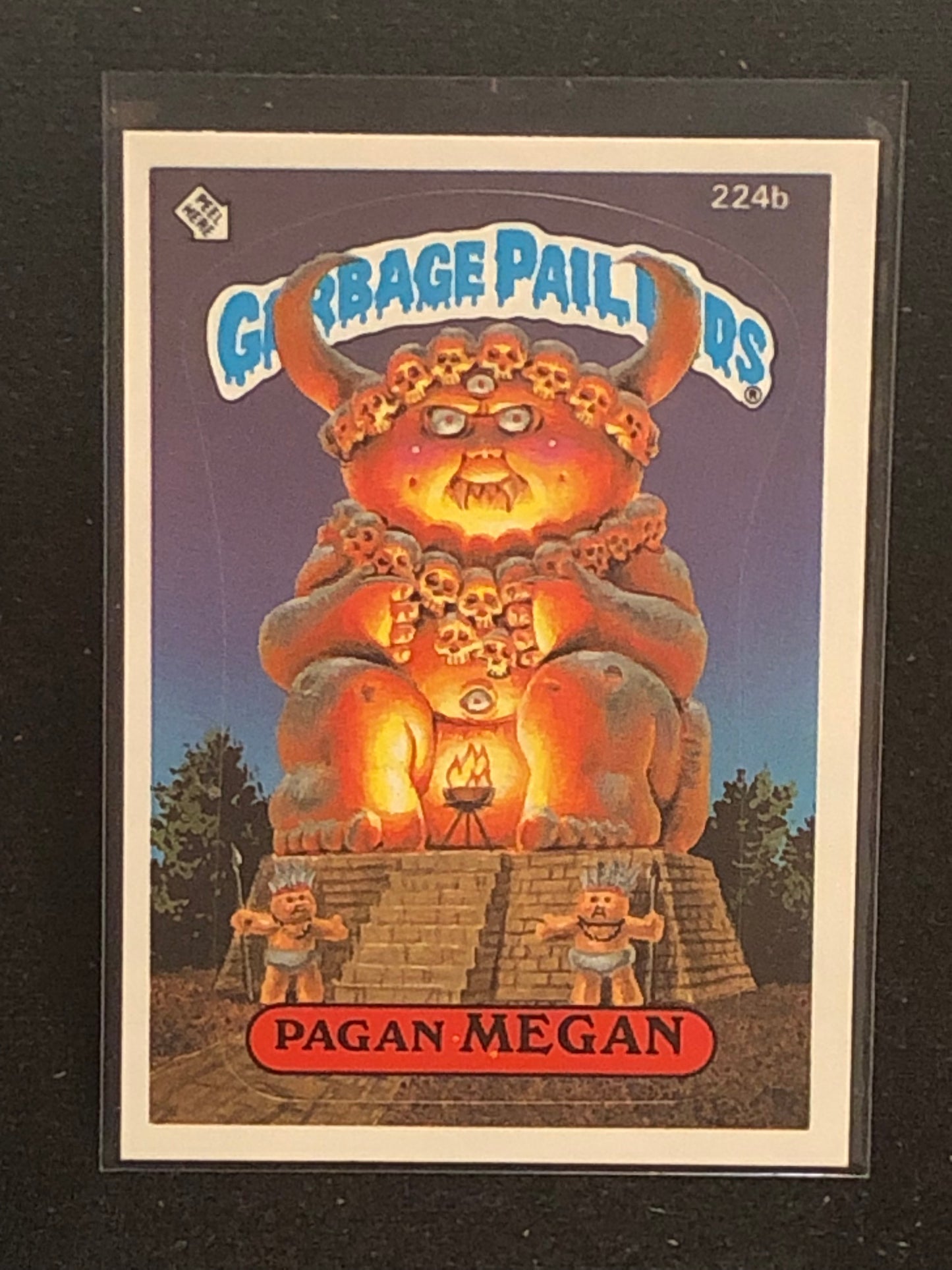 Garbage Pail Kids Original Series 6 (os6) 224b Pagan Megan