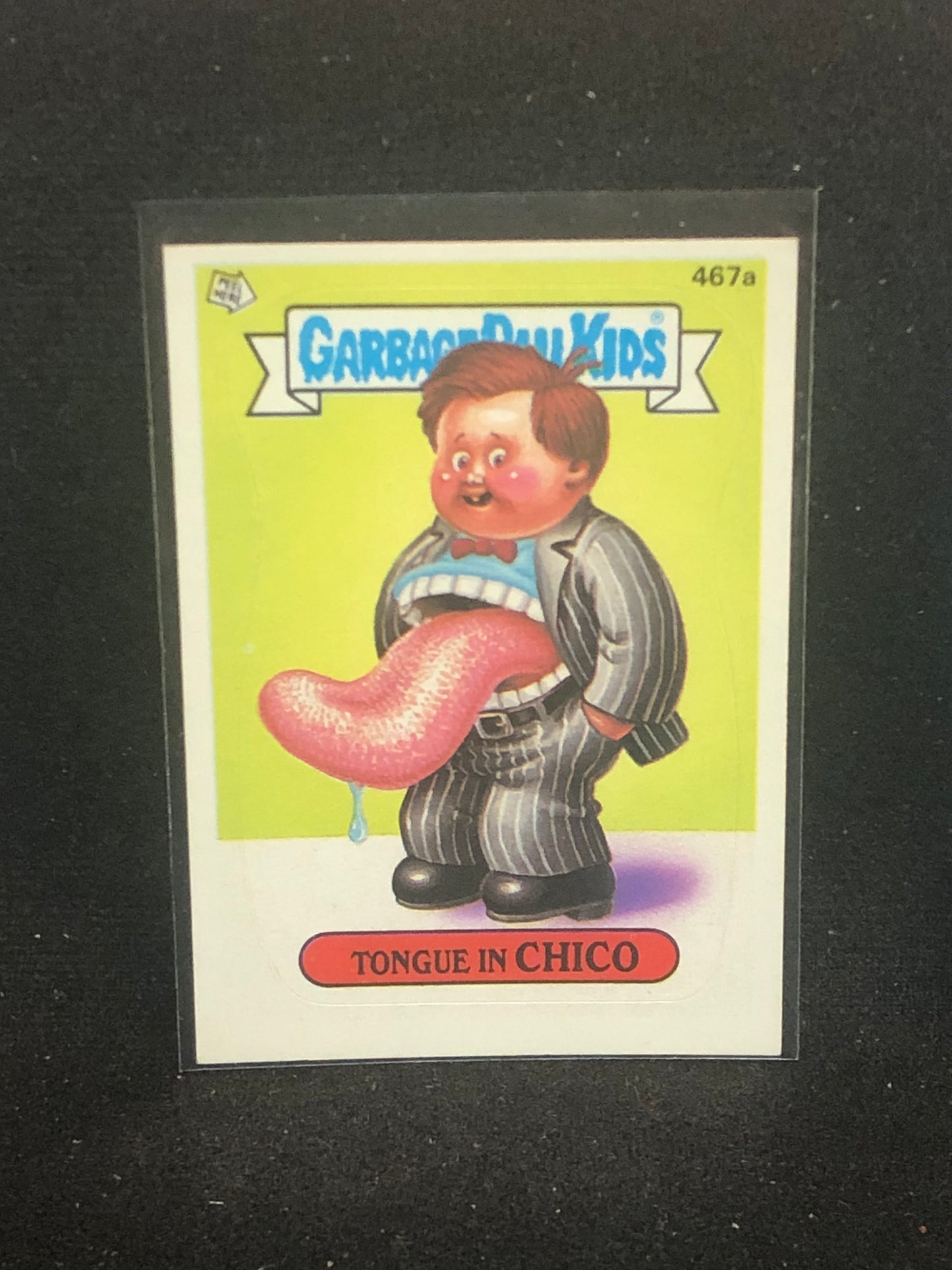 Garbage Pail Kids Original Series 12 (os12) 467a Tongue In Chico