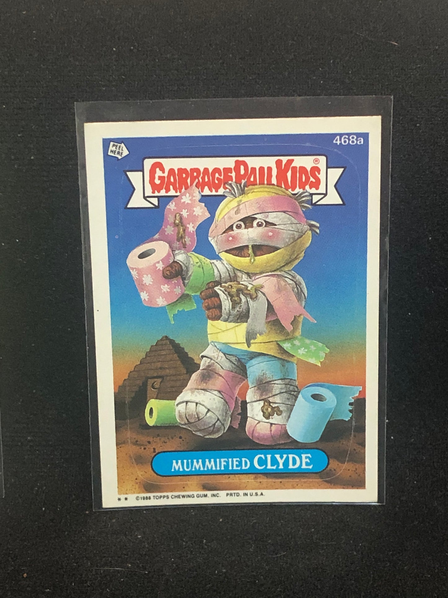 Garbage Pail Kids Original Series 12 (os12) 468a Mummified Clyde