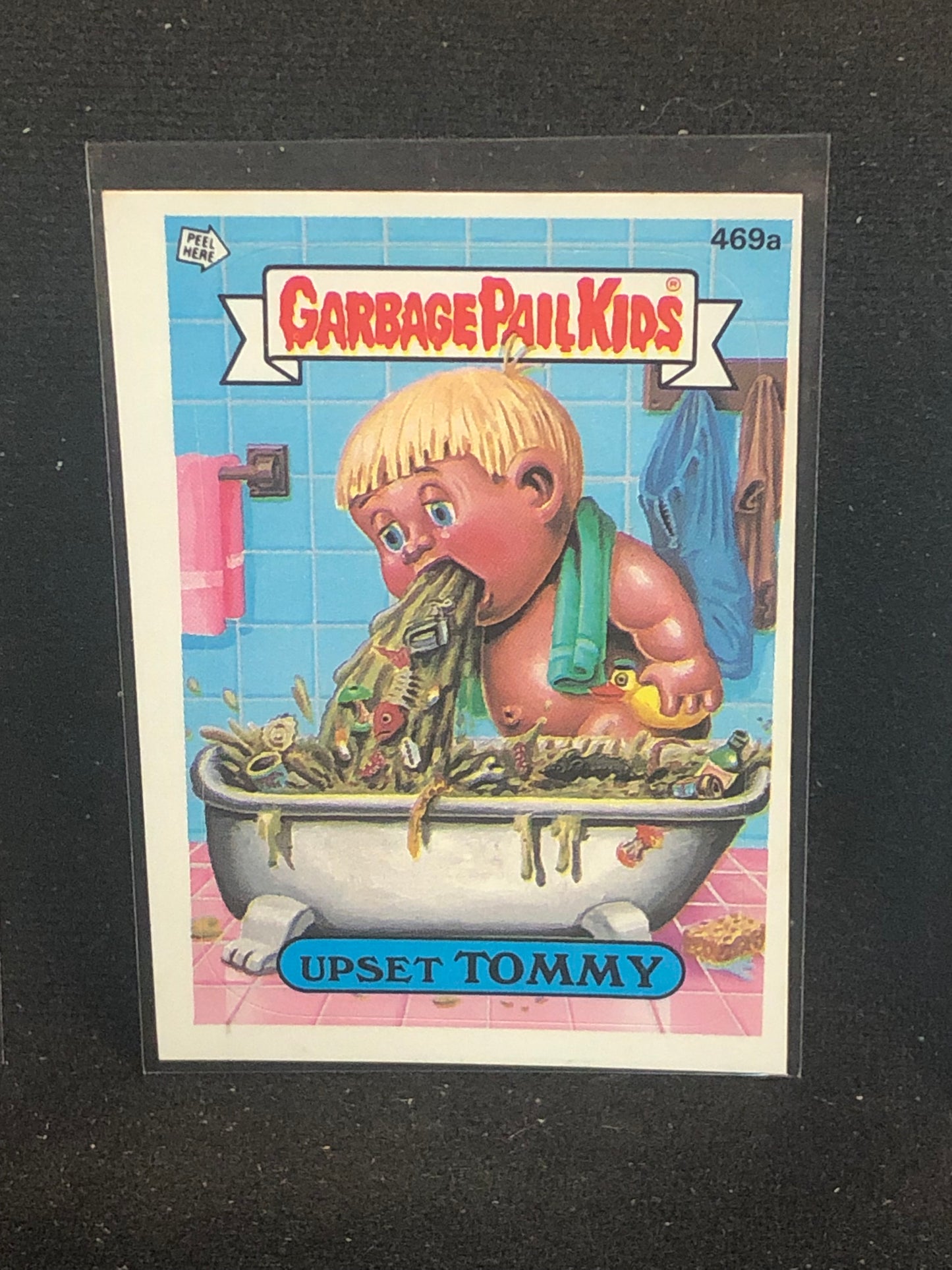 Garbage Pail Kids Original Series 12 (os12) 469a Upset Tommy