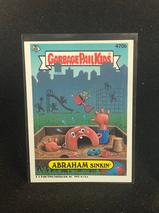Garbage Pail Kids Original Series 12 (os12) 470b Abraham Sinkin